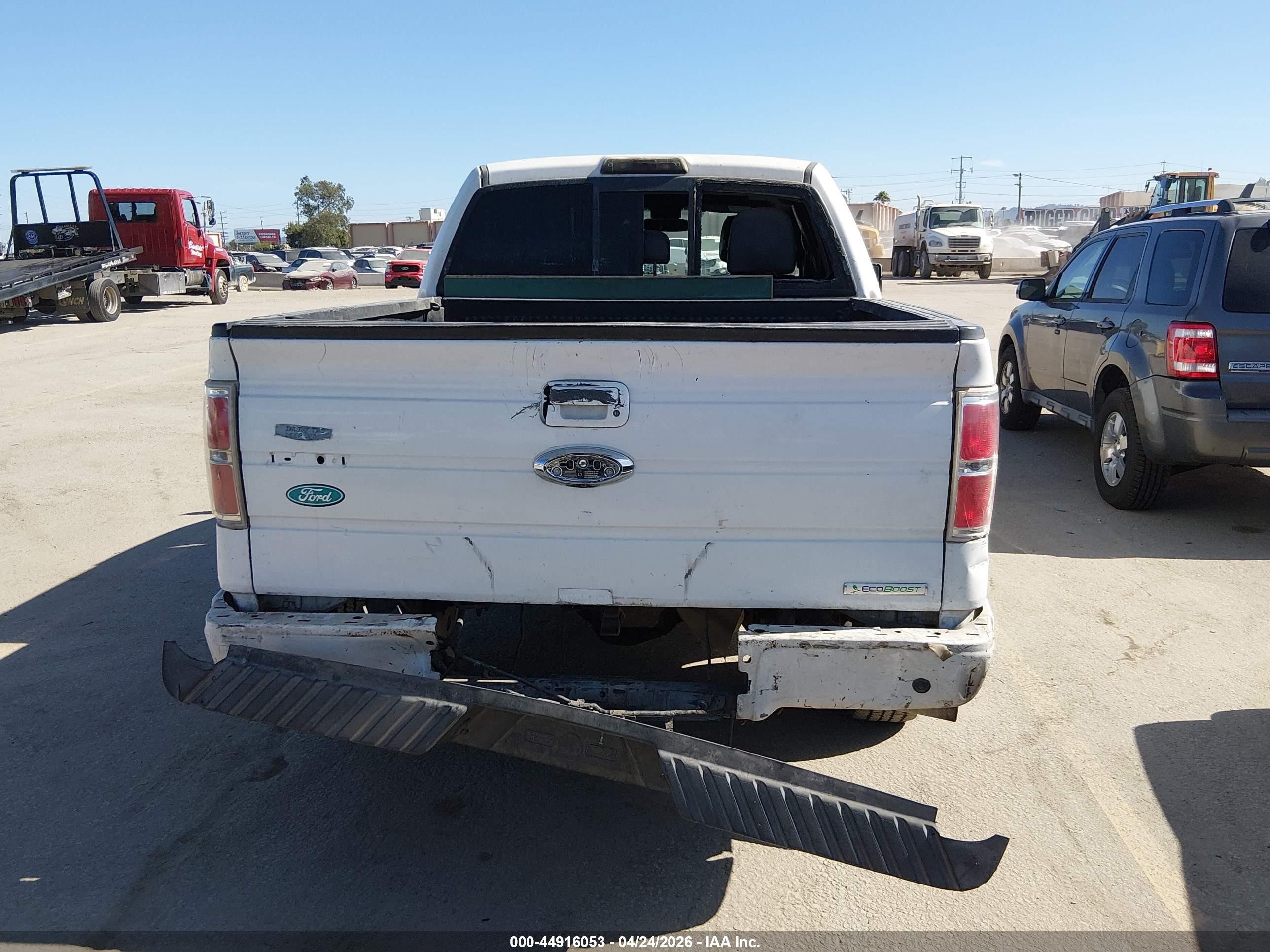 2014 Ford F-150 Fx2 White vin: 1FTFW1CT9EFA75448