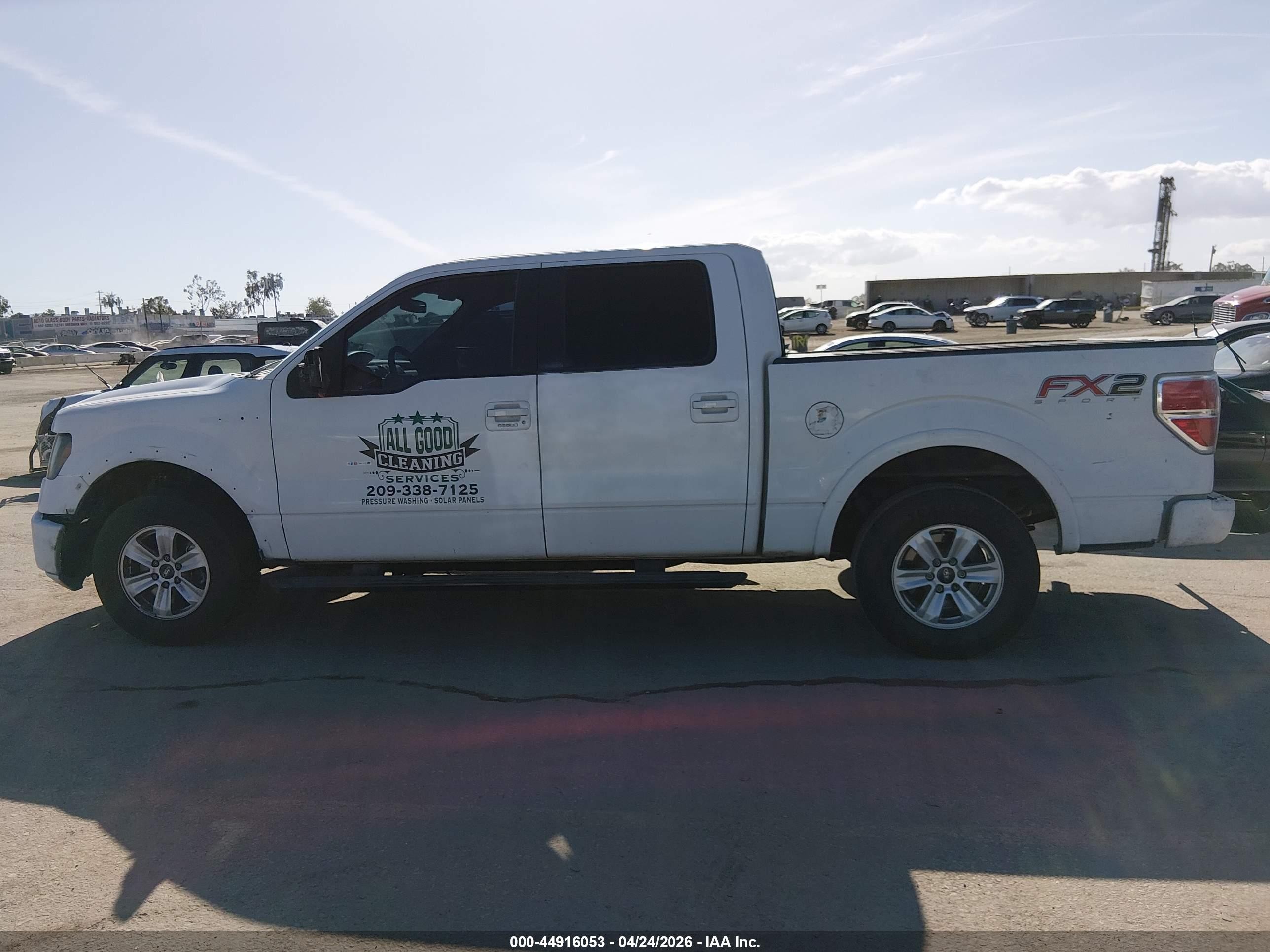2014 Ford F-150 Fx2 White vin: 1FTFW1CT9EFA75448