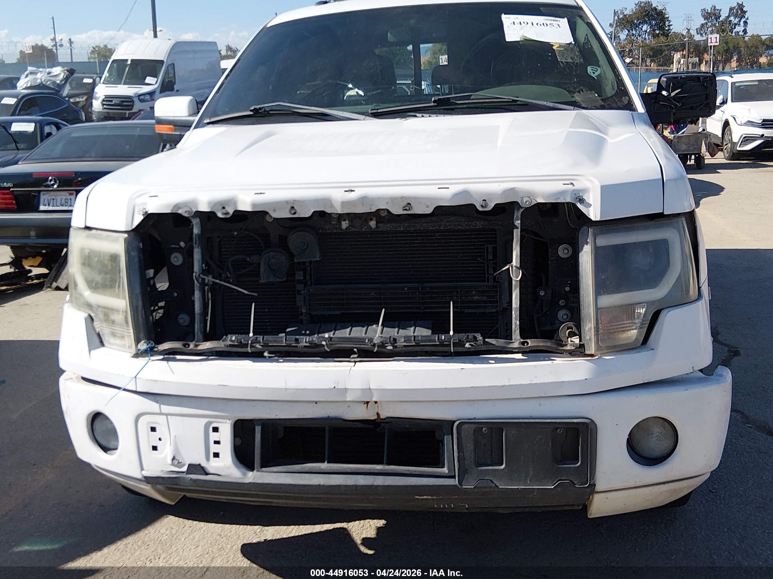 2014 Ford F-150 Fx2 White vin: 1FTFW1CT9EFA75448