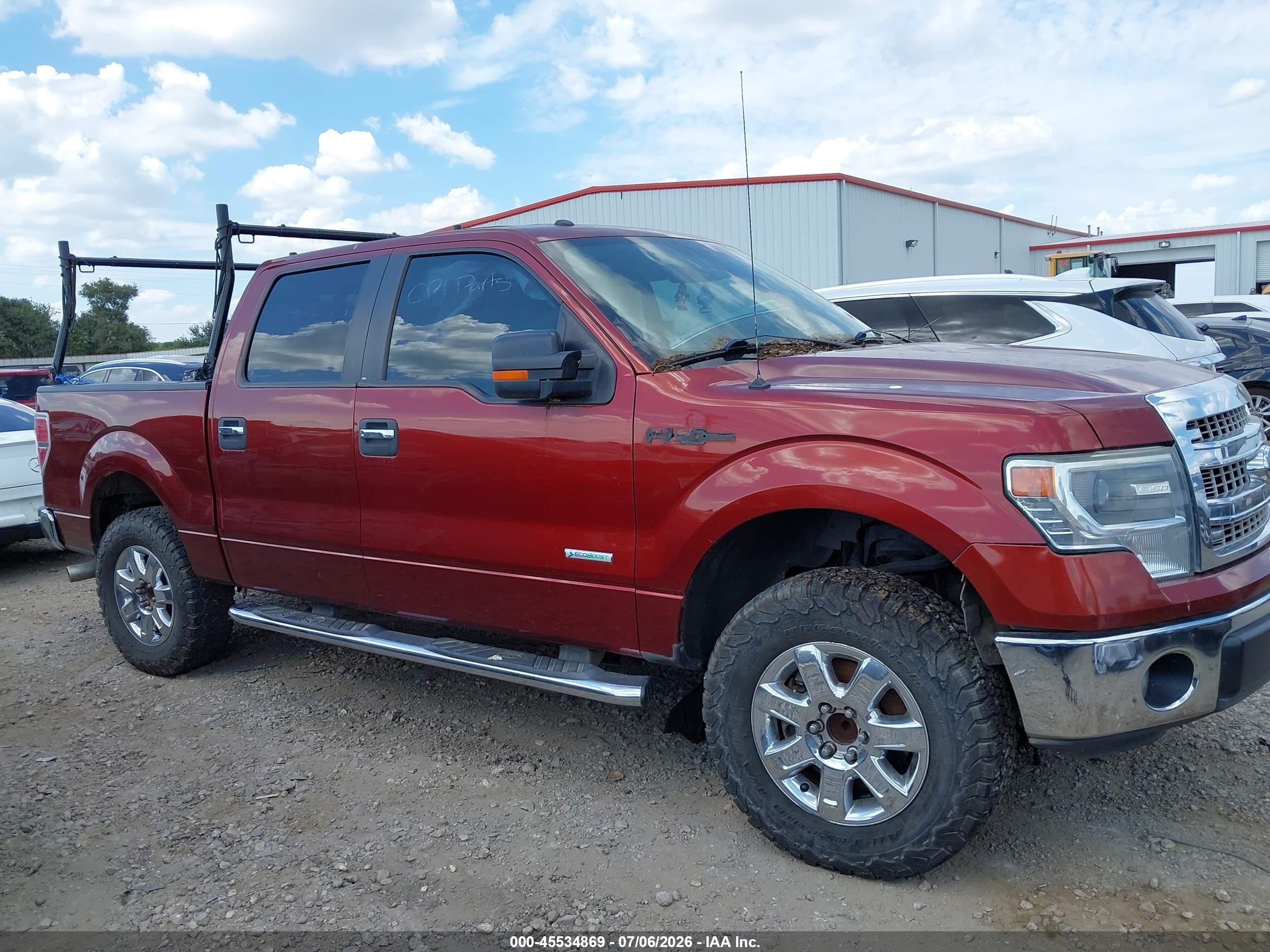 2014 Ford F-150 Xlt Burgundy vin: 1FTFW1CT9EKD37802