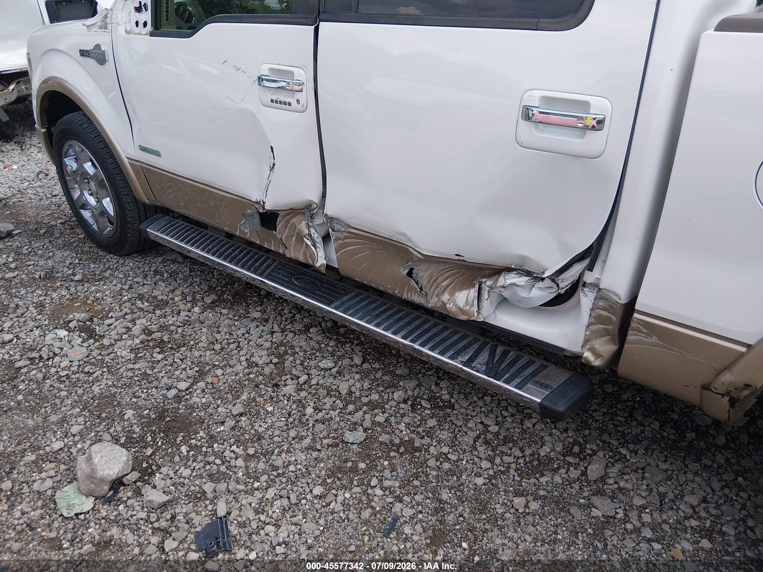 2014 Ford F-150 King Ranch White vin: 1FTFW1CT9EKD49593
