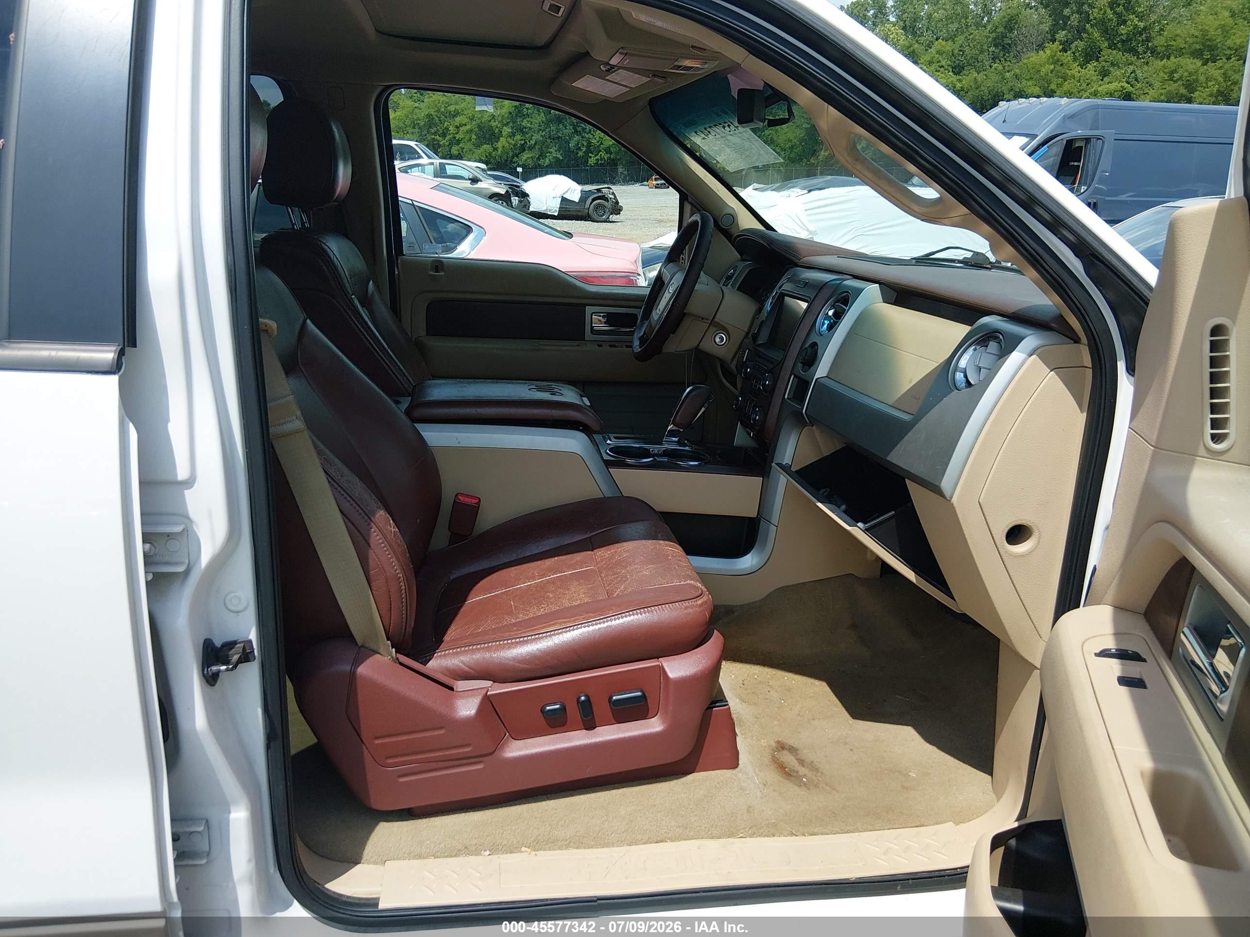 2014 Ford F-150 King Ranch White vin: 1FTFW1CT9EKD49593
