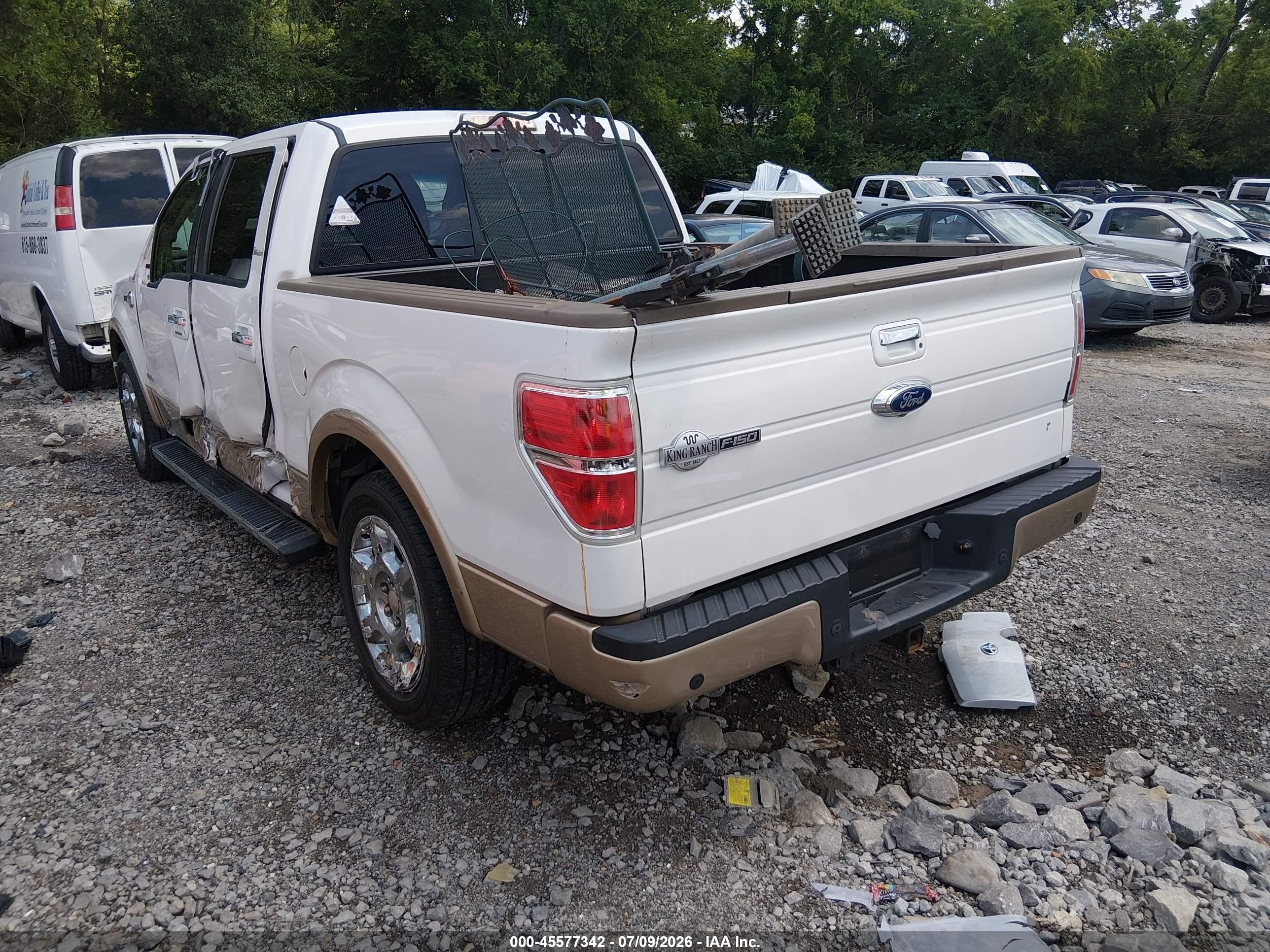 2014 Ford F-150 King Ranch White vin: 1FTFW1CT9EKD49593