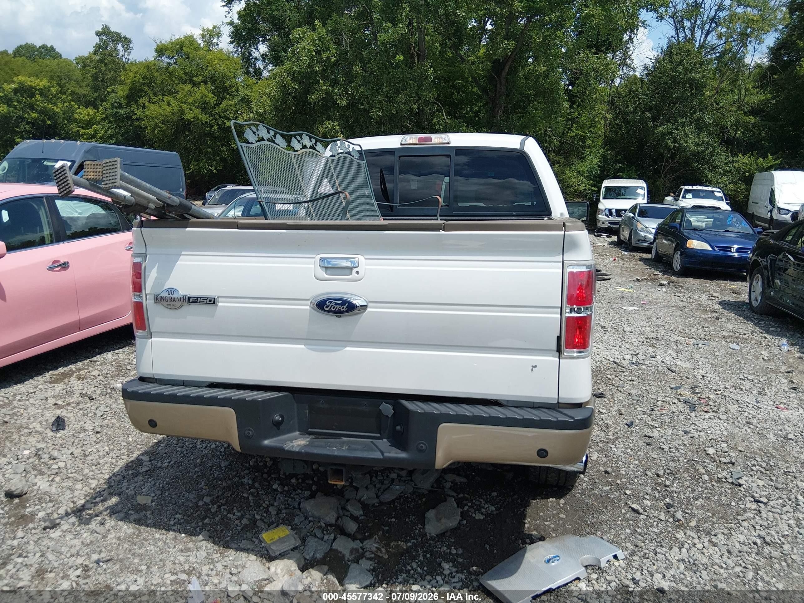 2014 Ford F-150 King Ranch White vin: 1FTFW1CT9EKD49593