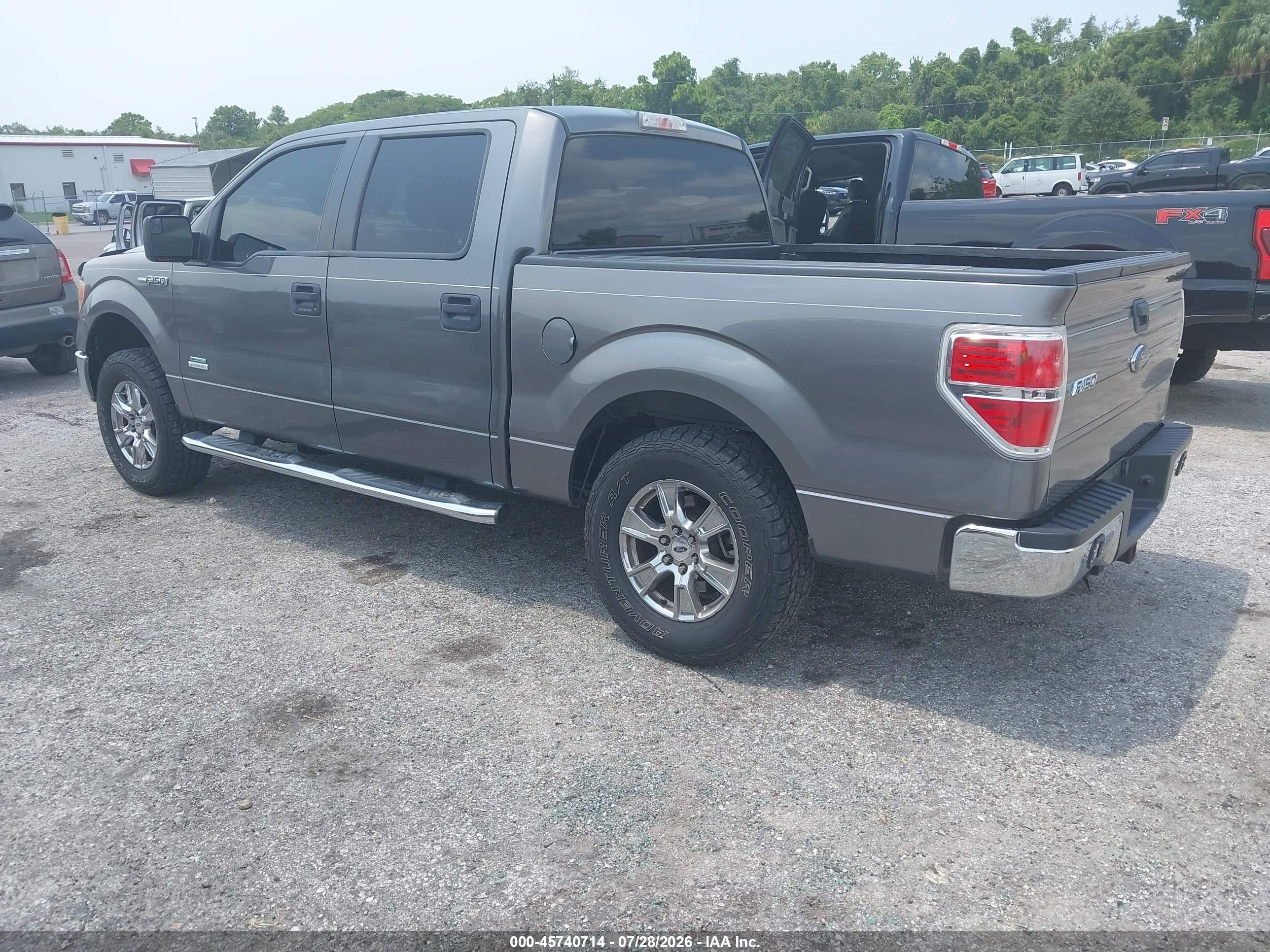 2014 Ford F-150 Xlt Gray vin: 1FTFW1CT9EKE17603