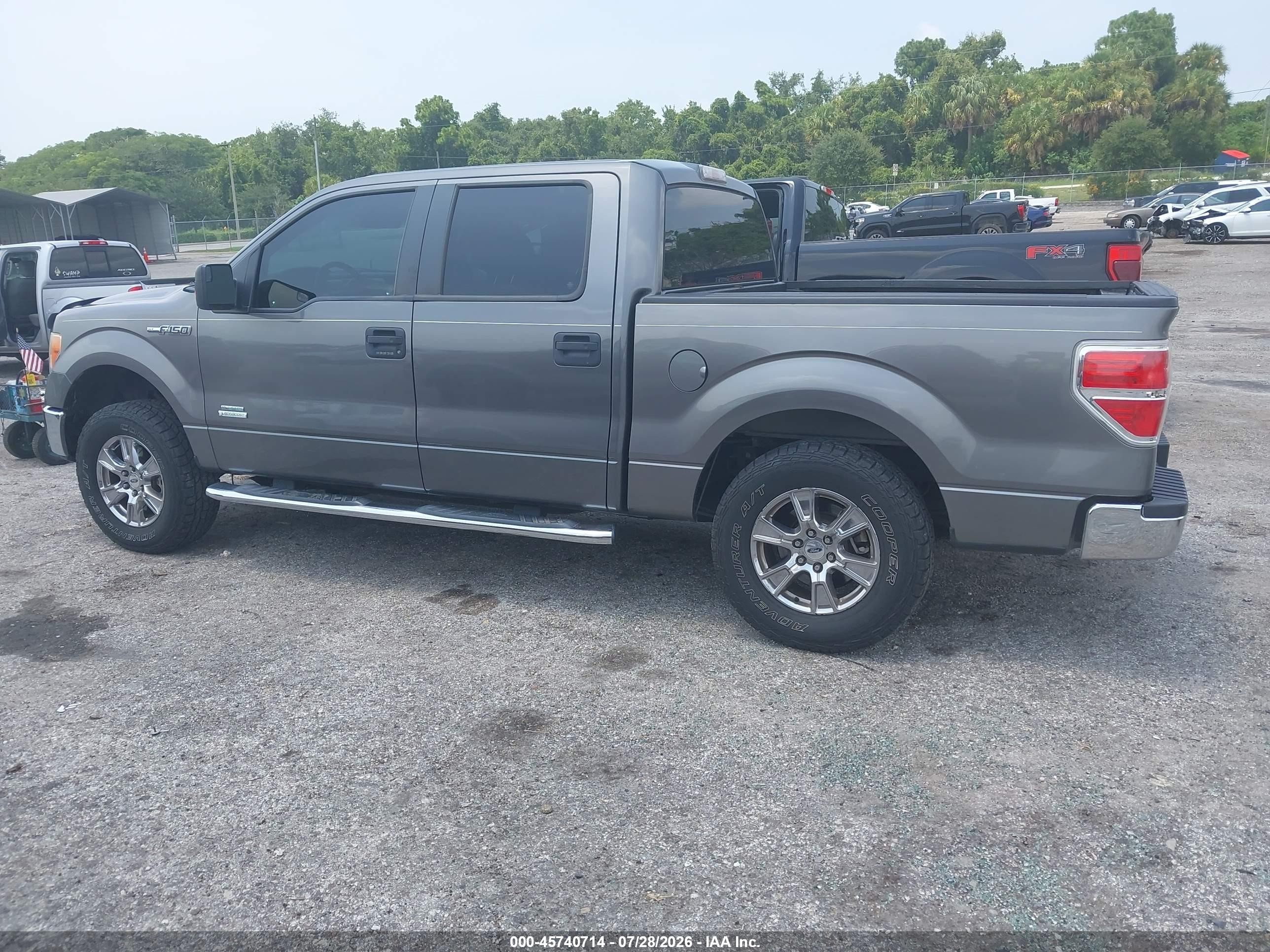 2014 Ford F-150 Xlt Gray vin: 1FTFW1CT9EKE17603