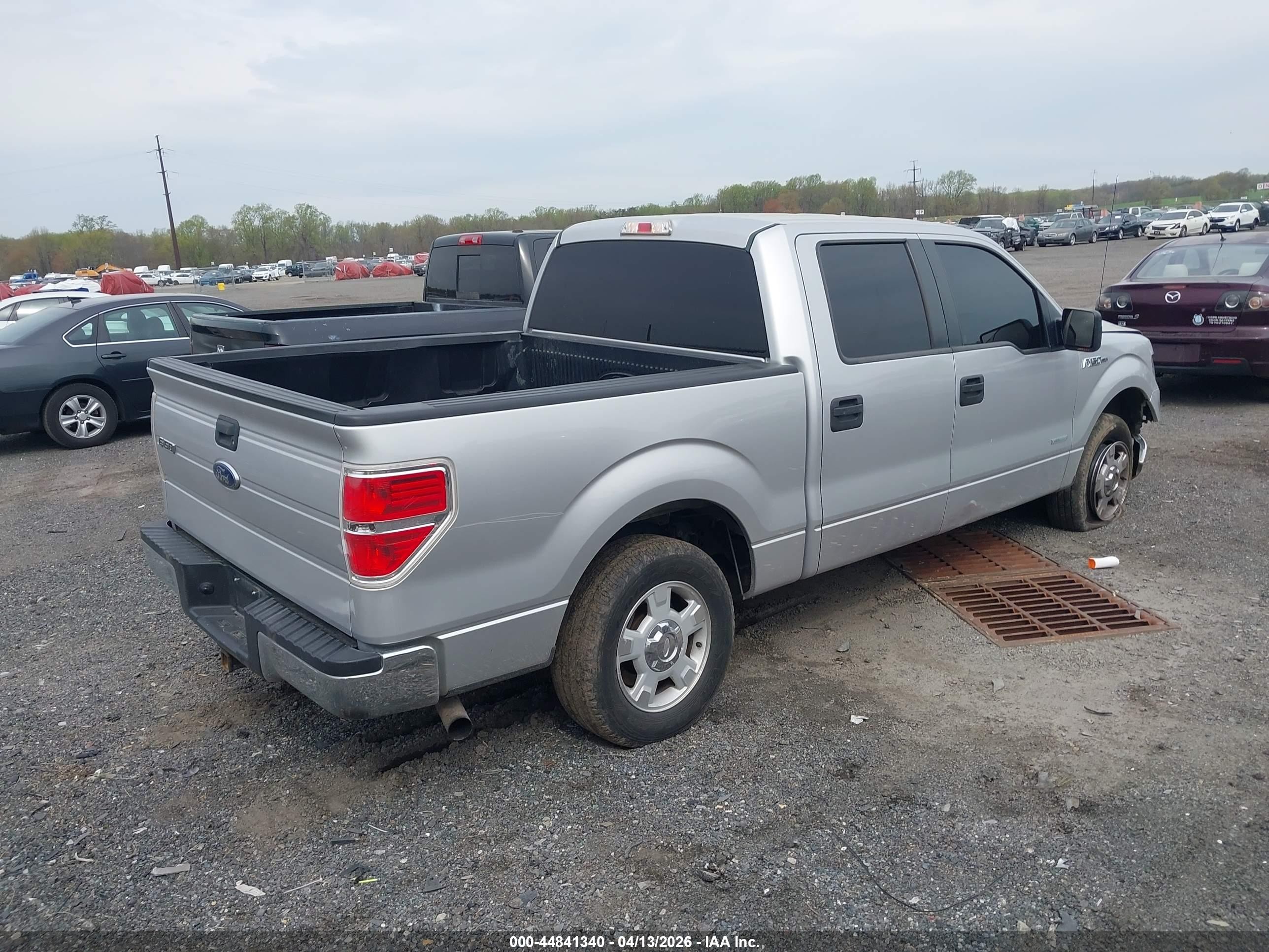 2014 Ford F-150 Xlt Silver vin: 1FTFW1CT9EKF75682