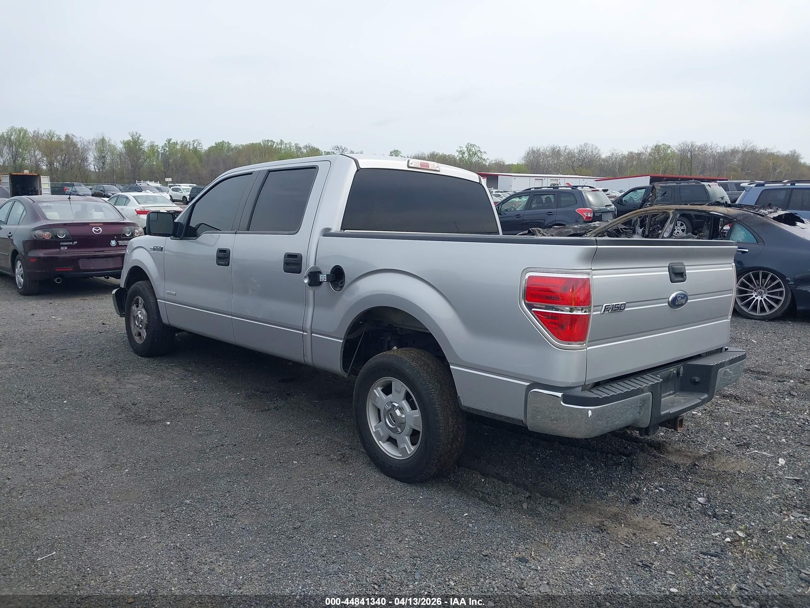 2014 Ford F-150 Xlt Silver vin: 1FTFW1CT9EKF75682