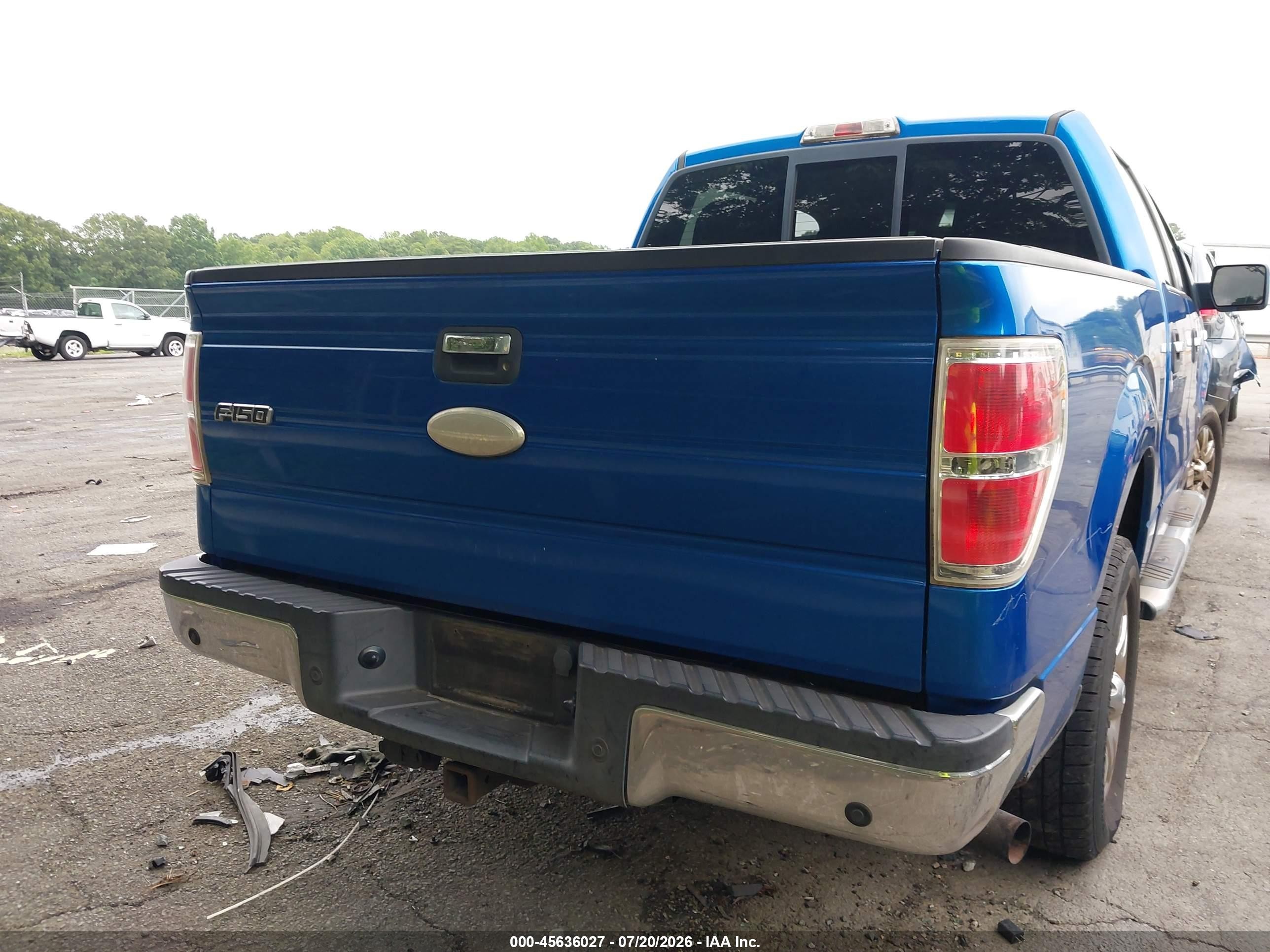 2011 Ford F-150 Xlt Blue vin: 1FTFW1CTXBFB28248