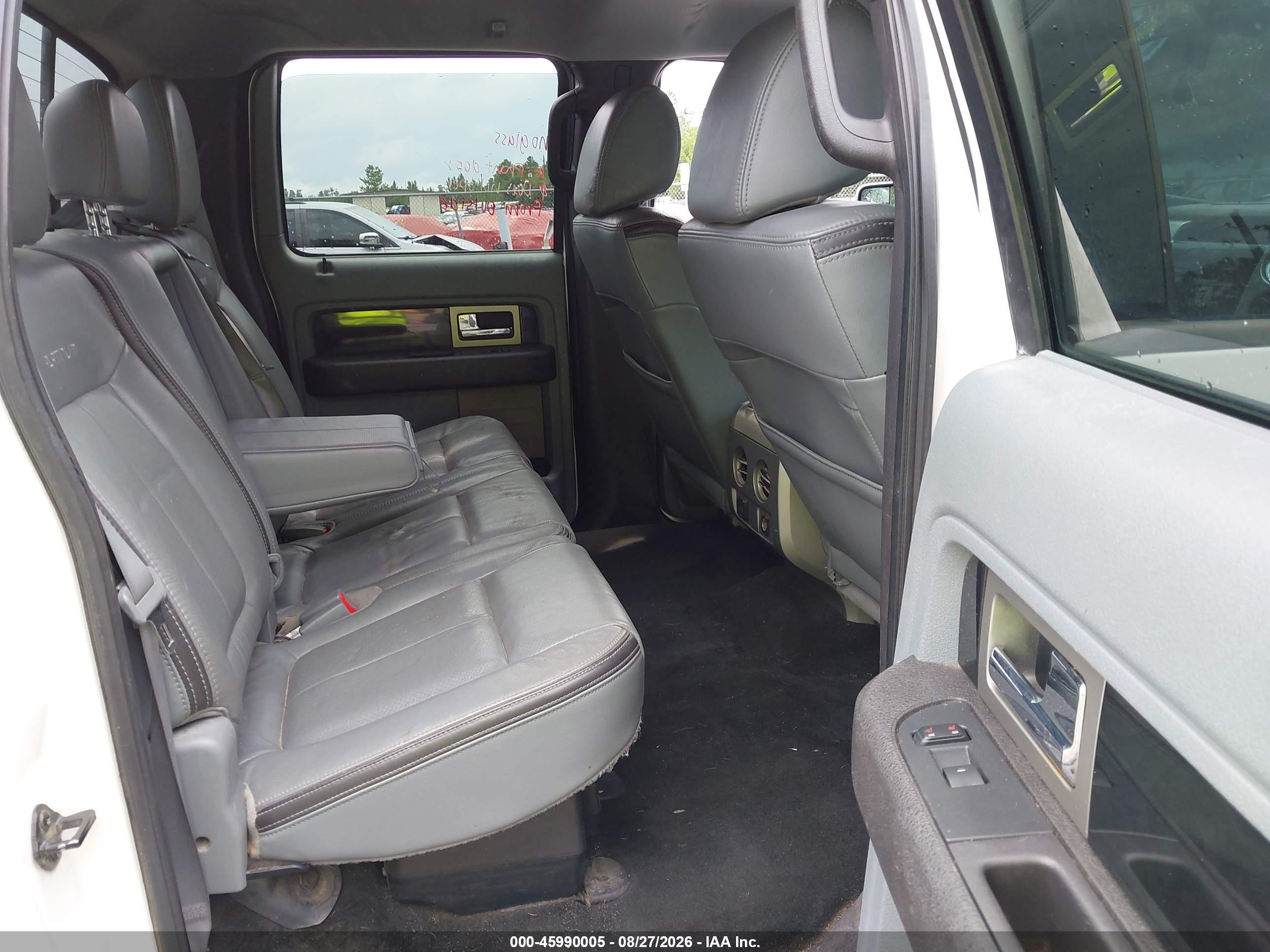 2011 Ford F-150 Platinum White vin: 1FTFW1CTXBFC43884