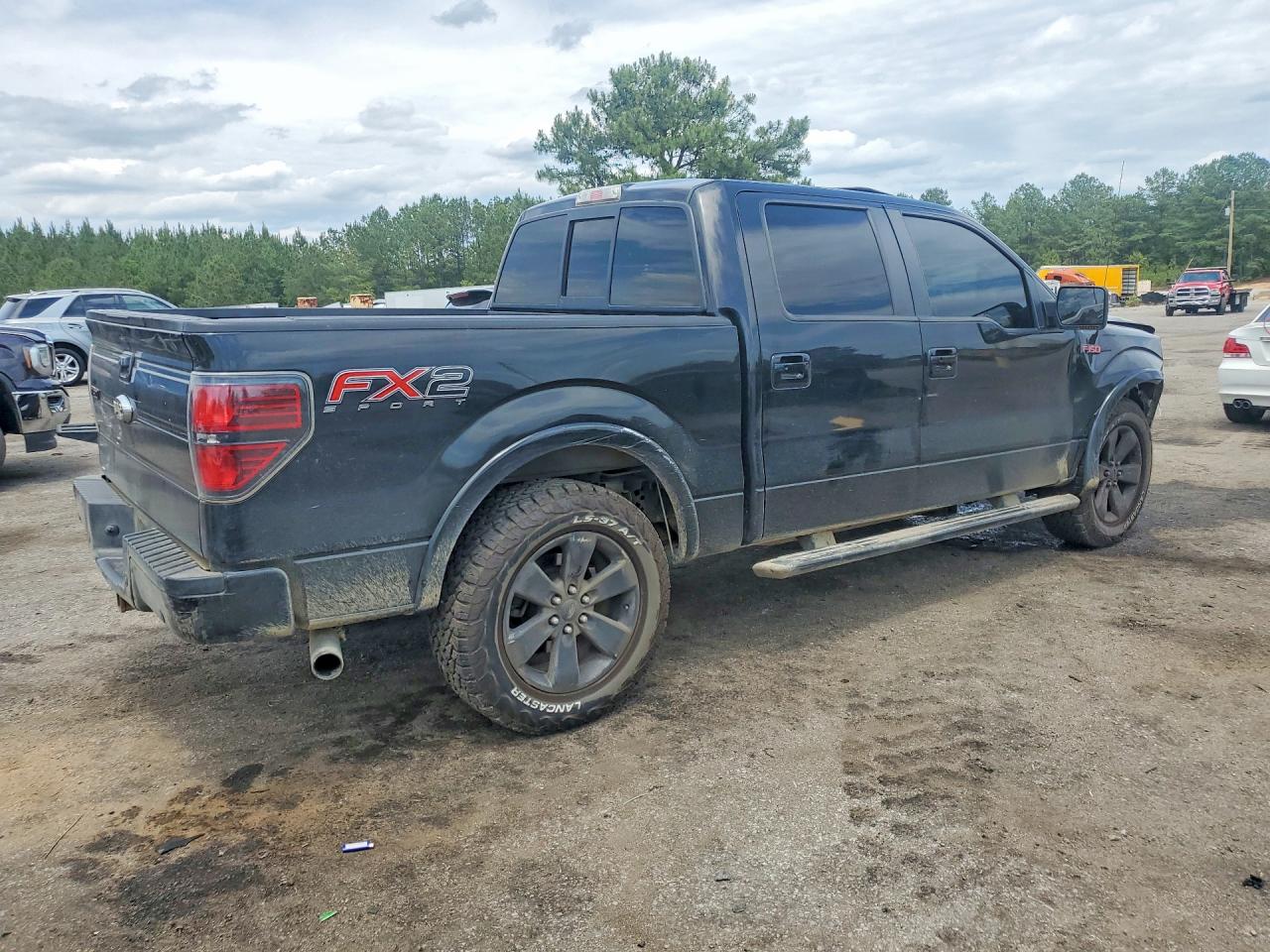 2012 Ford F150 Supercrew Black vin: 1FTFW1CTXCFC56099
