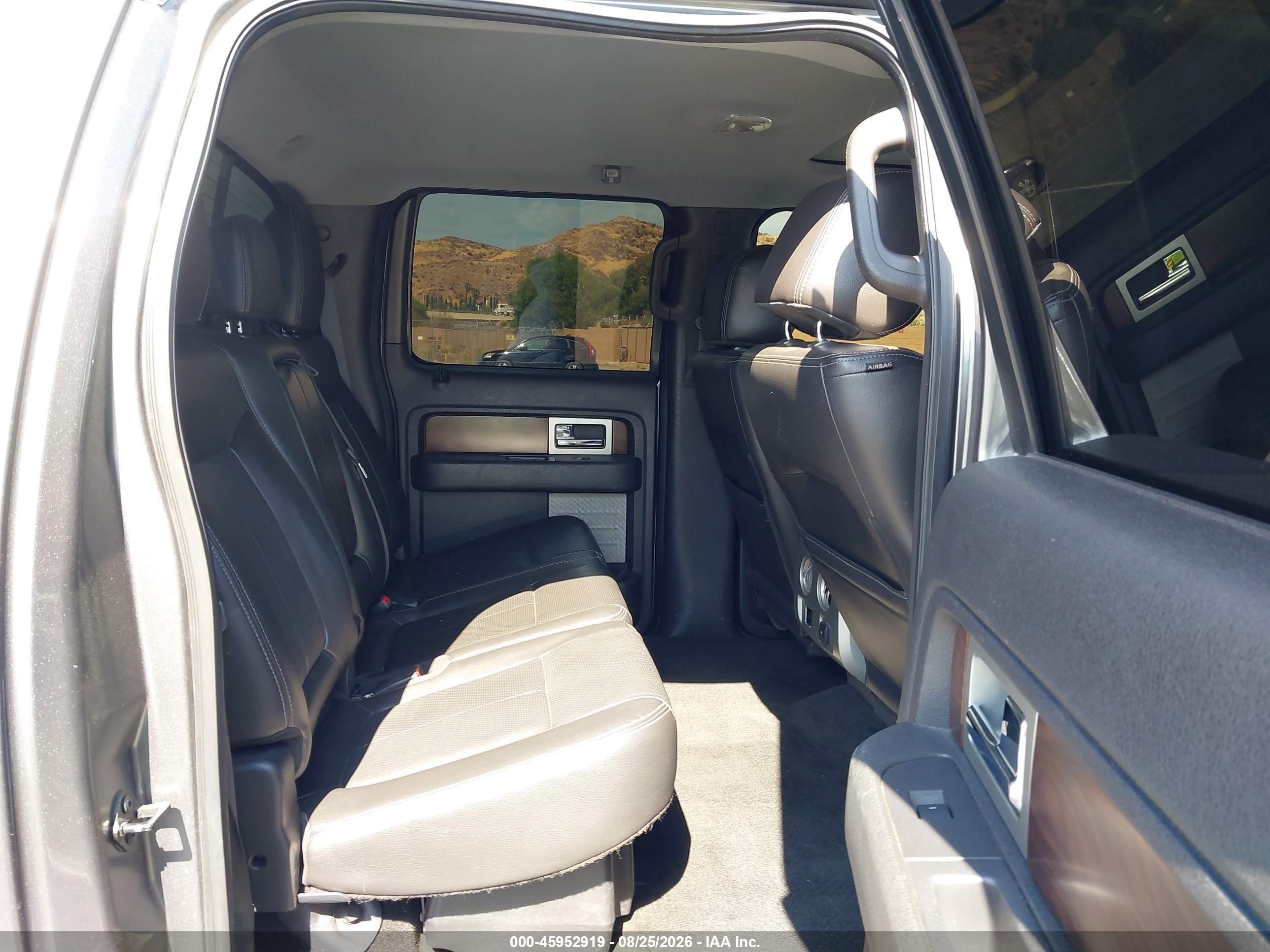 2012 Ford F-150 Lariat Gray vin: 1FTFW1CTXCFC59035
