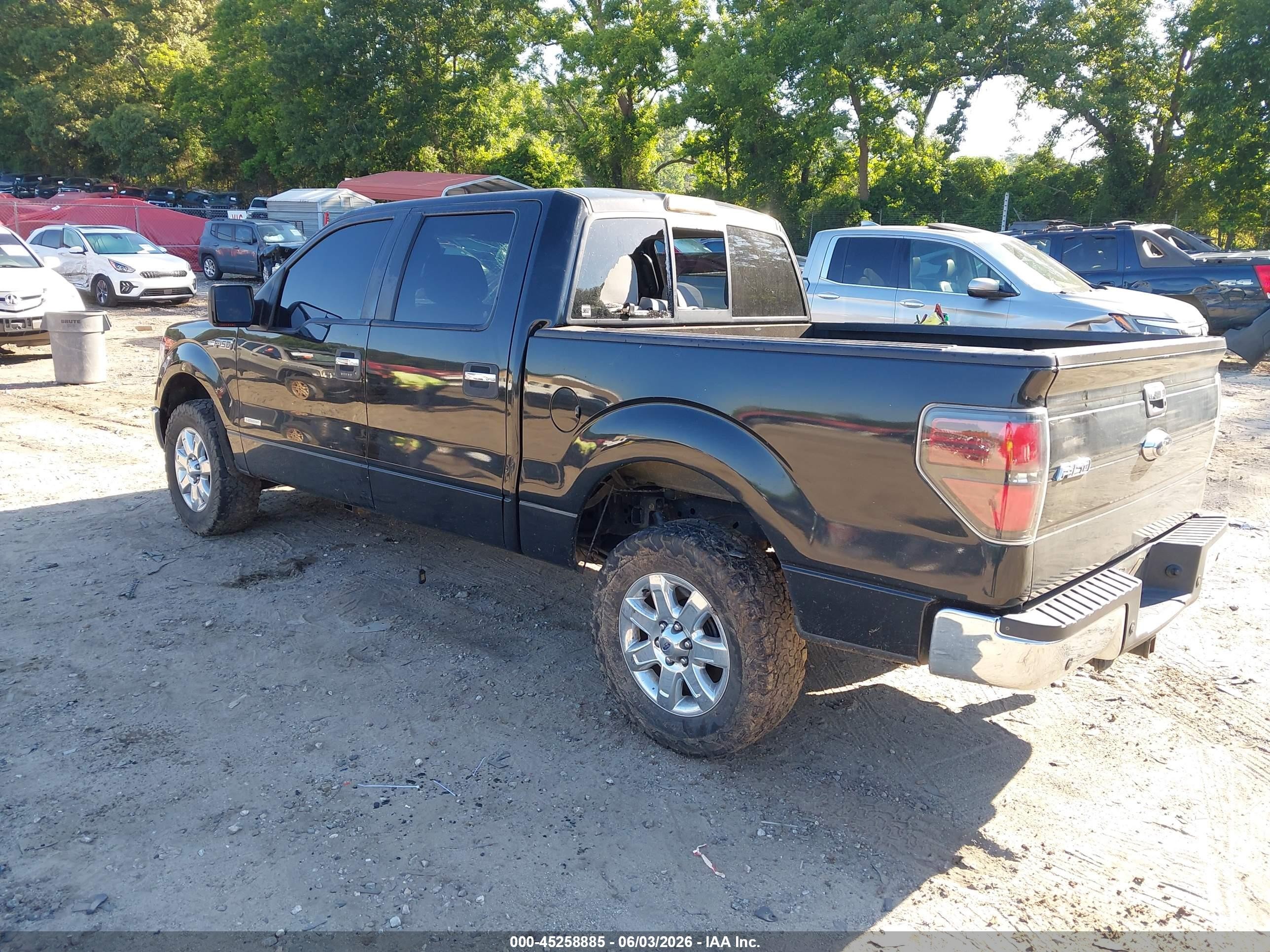 2013 Ford F-150 Xlt Black vin: 1FTFW1CTXDFD30073