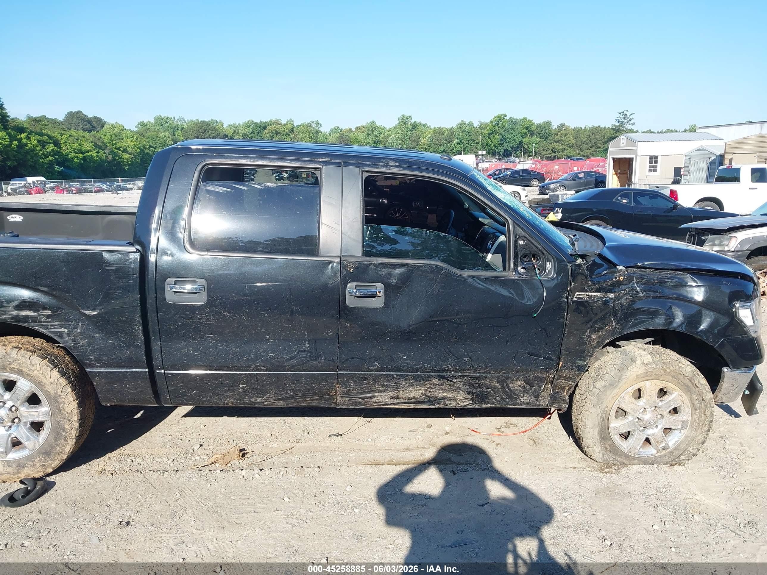 2013 Ford F-150 Xlt Black vin: 1FTFW1CTXDFD30073