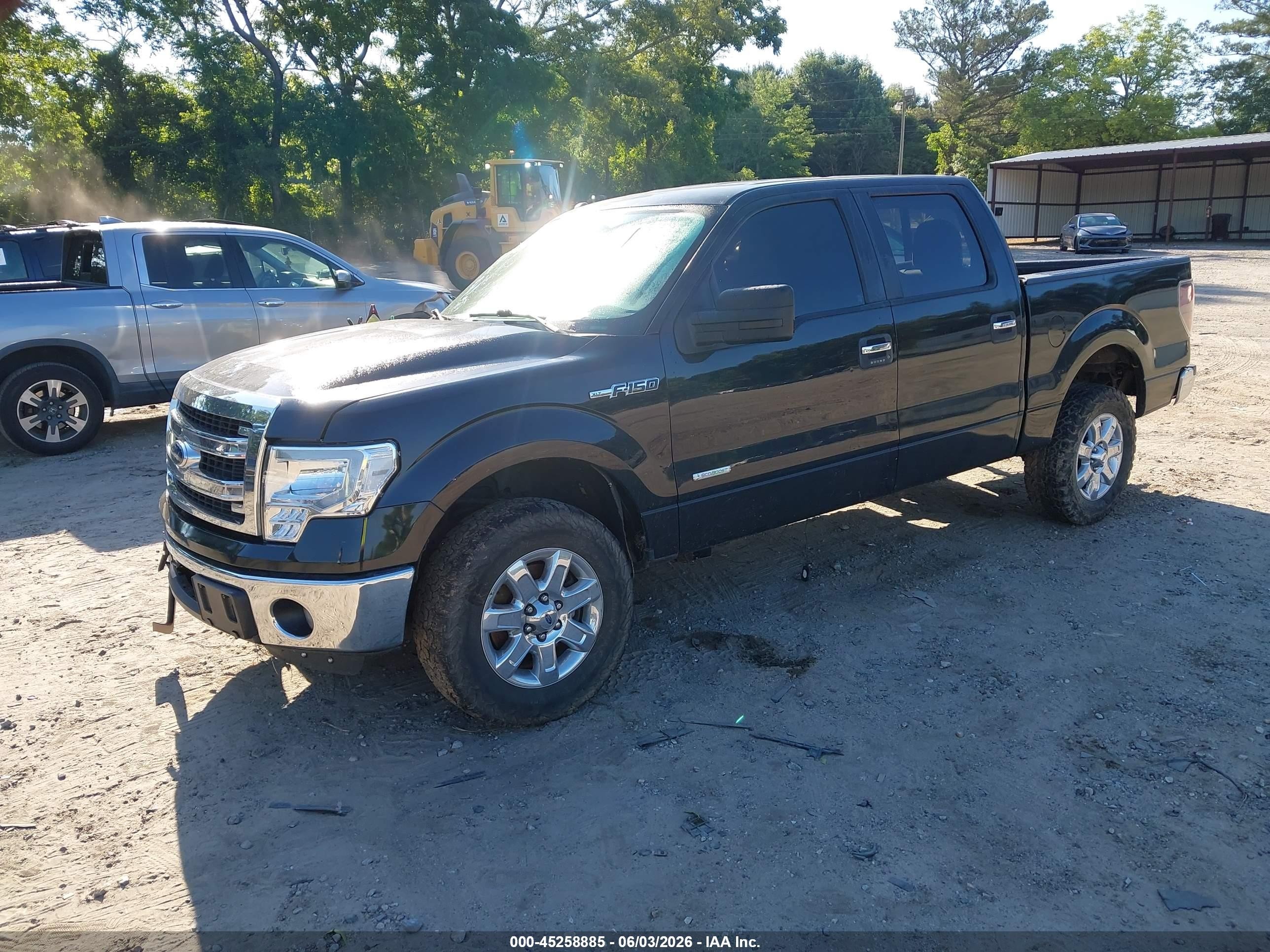 2013 Ford F-150 Xlt Black vin: 1FTFW1CTXDFD30073