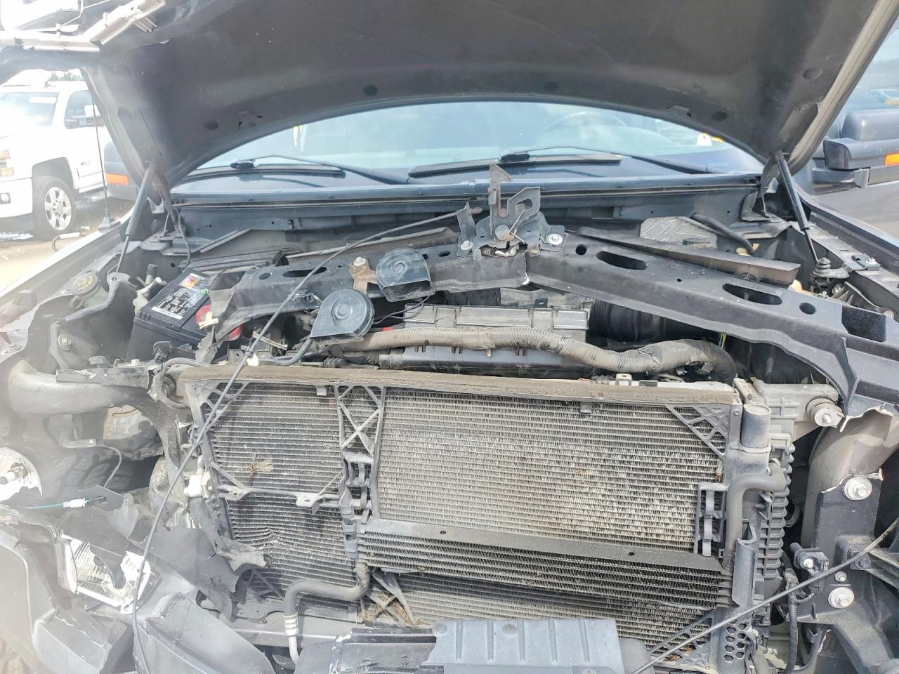 2013 Ford F150 Supercrew Gray vin: 1FTFW1CTXDKD03897