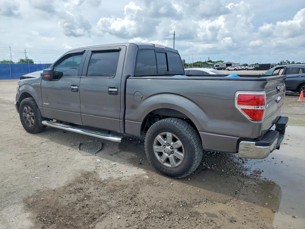 2013 Ford F150 Supercrew Gray vin: 1FTFW1CTXDKD03897