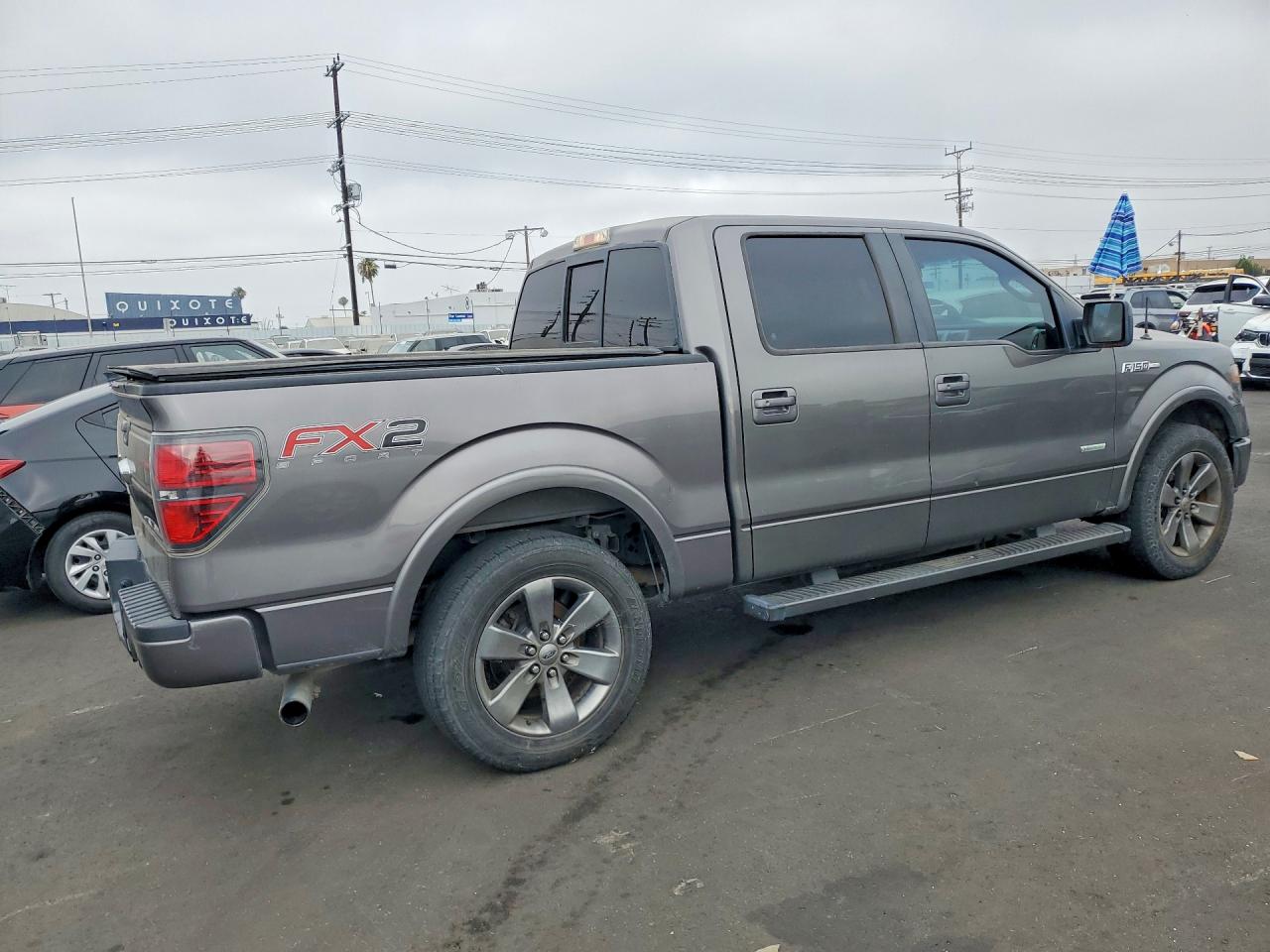 2013 Ford F150 Supercrew Gray vin: 1FTFW1CTXDKG23141