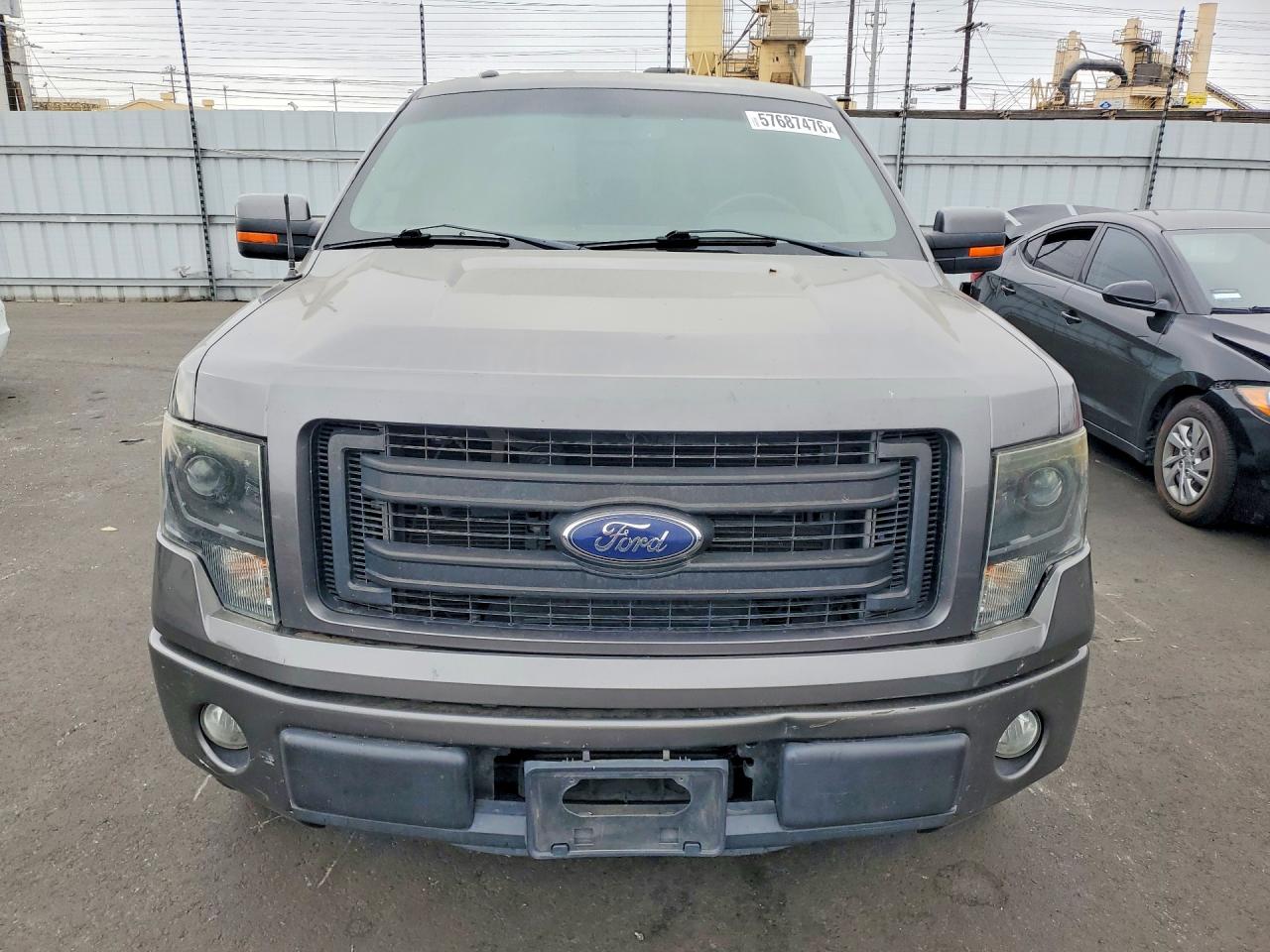 2013 Ford F150 Supercrew Gray vin: 1FTFW1CTXDKG23141