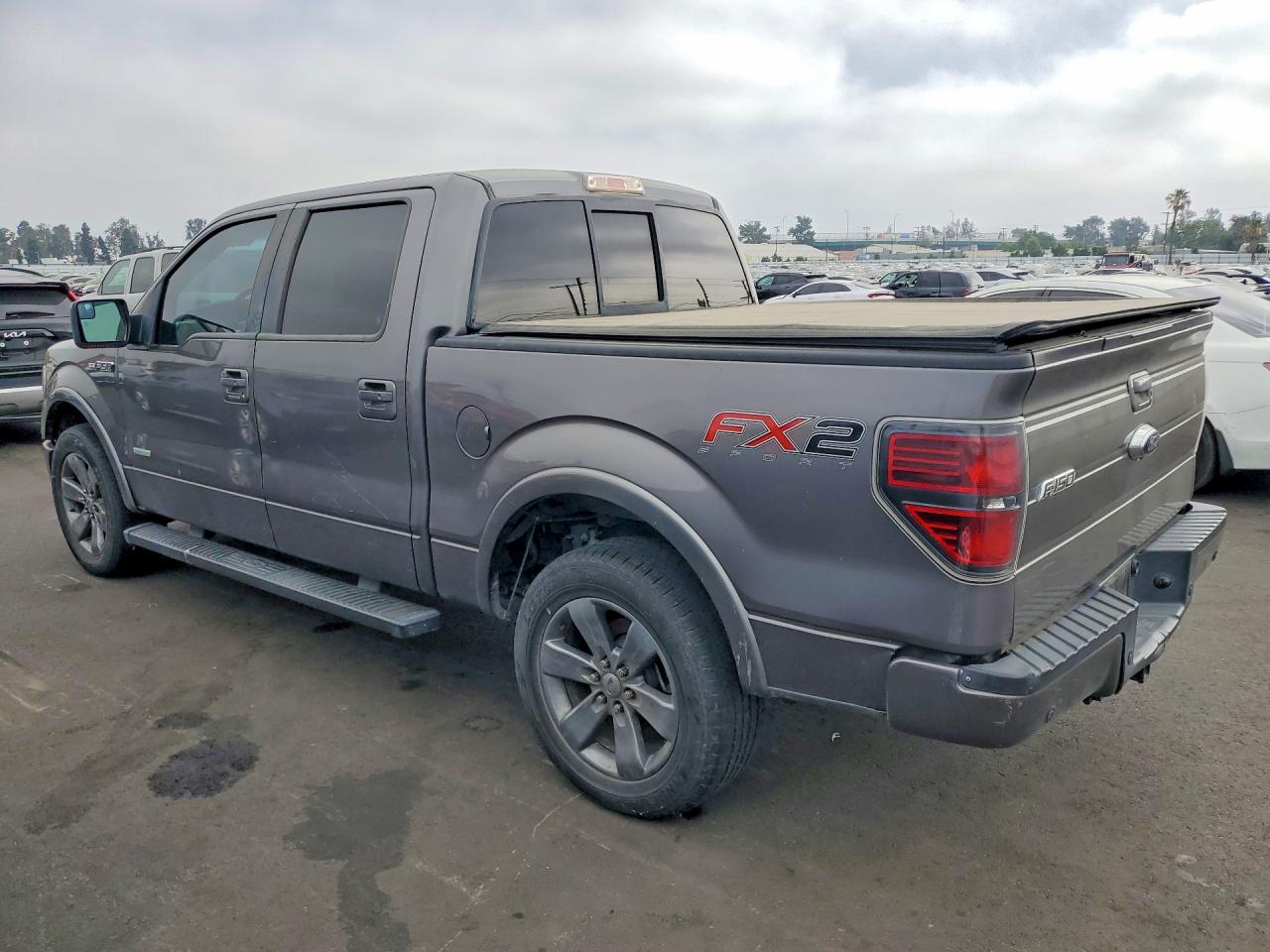 2013 Ford F150 Supercrew Gray vin: 1FTFW1CTXDKG23141
