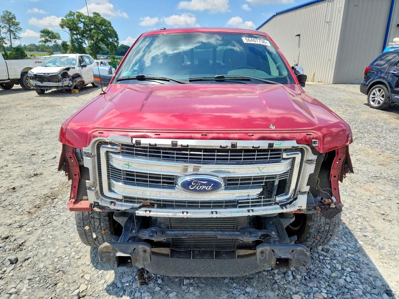 2014 Ford F150 Supercrew Red vin: 1FTFW1CTXEFC59894