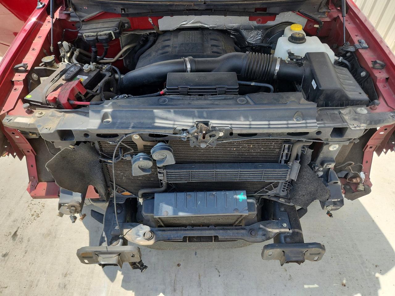 2014 Ford F150 Supercrew Red vin: 1FTFW1CTXEFC59894
