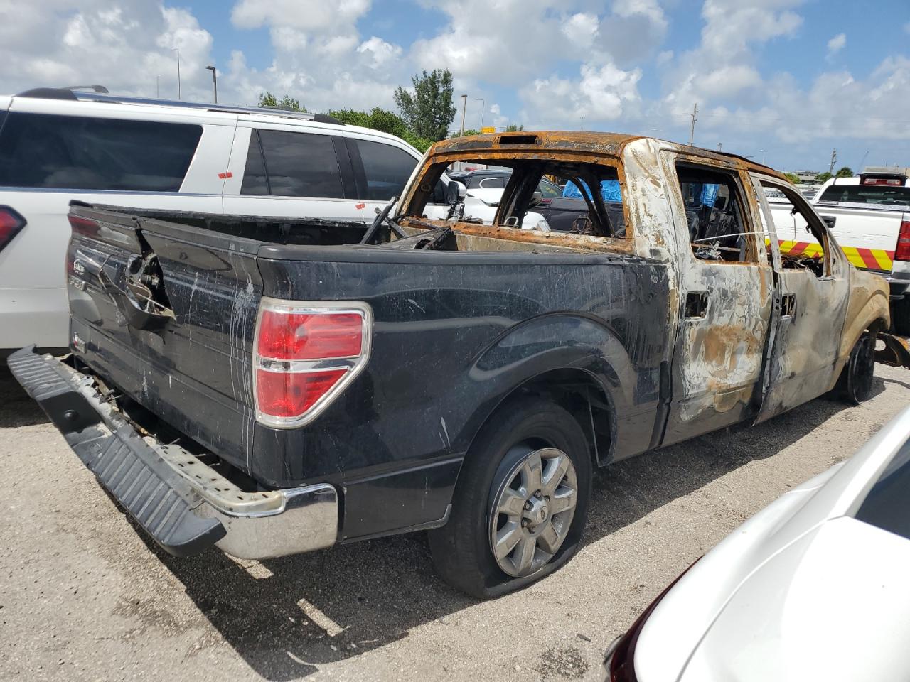 2014 Ford F150 Supercrew Black vin: 1FTFW1CTXEFD09113
