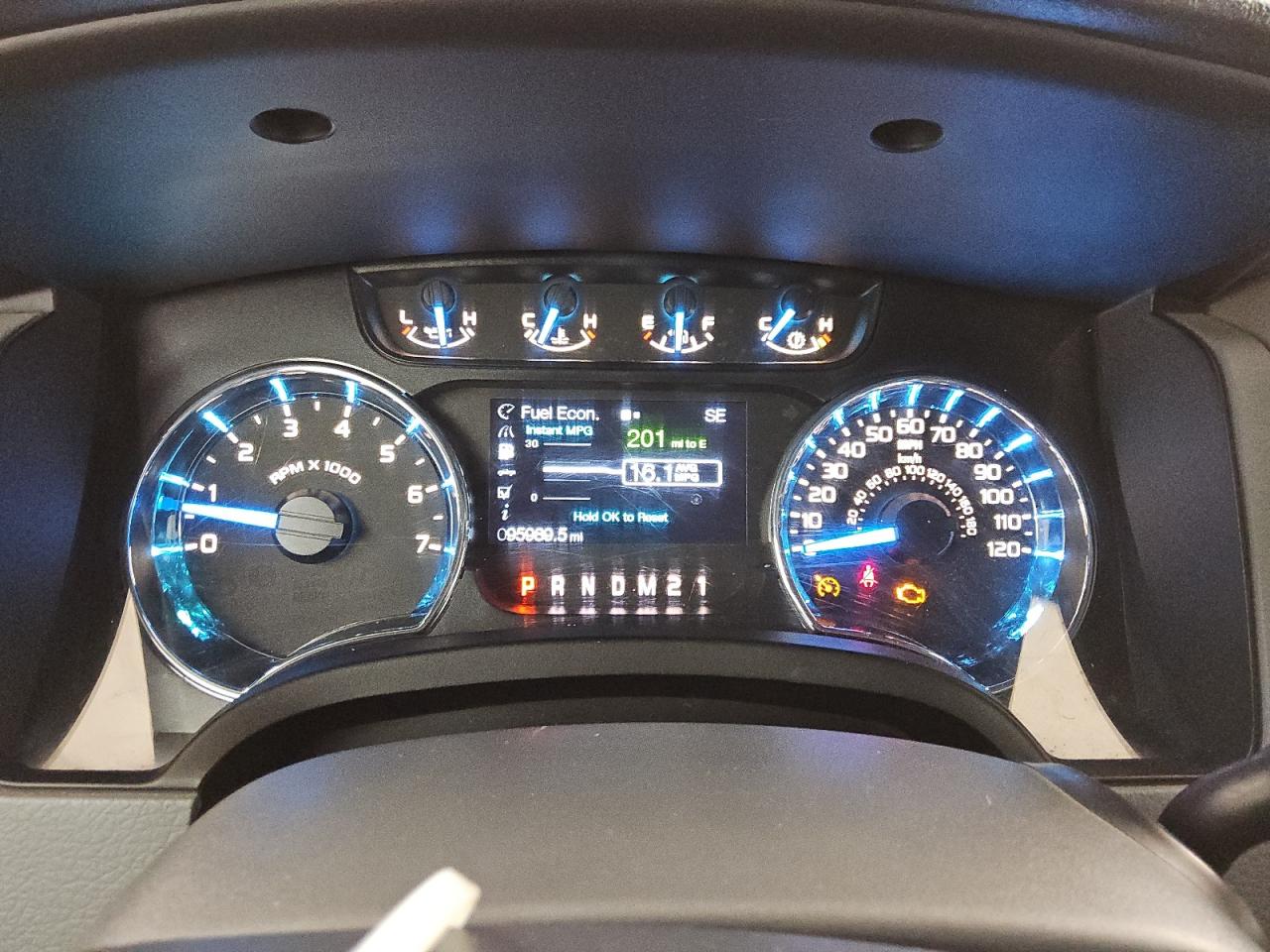2014 Ford F150 Supercrew Black vin: 1FTFW1CTXEKD06848 Damage: Warning Light - Engine, On, Unacceptable