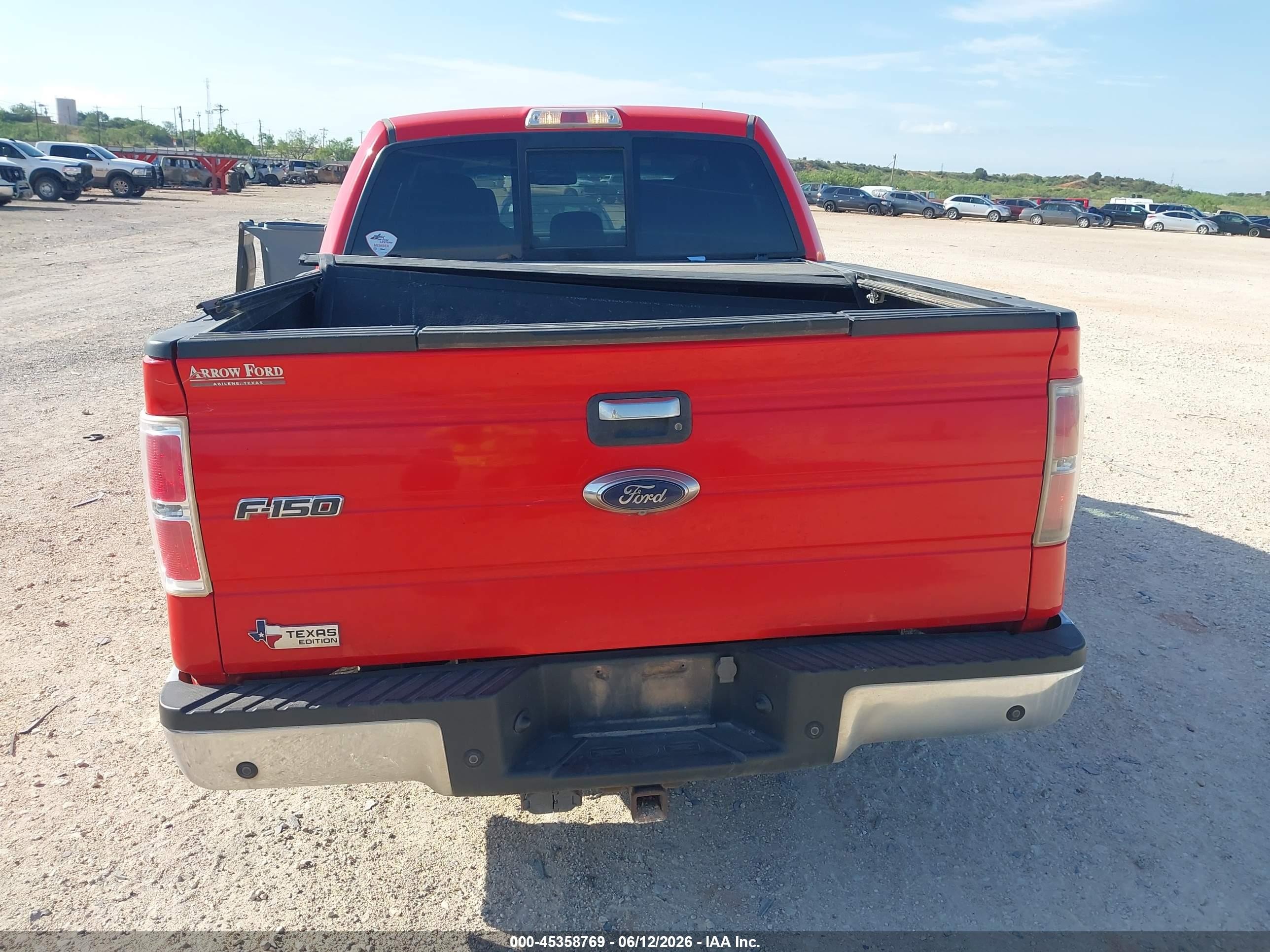 2014 Ford F-150 Xlt Красный vin: 1FTFW1CTXEKE53560