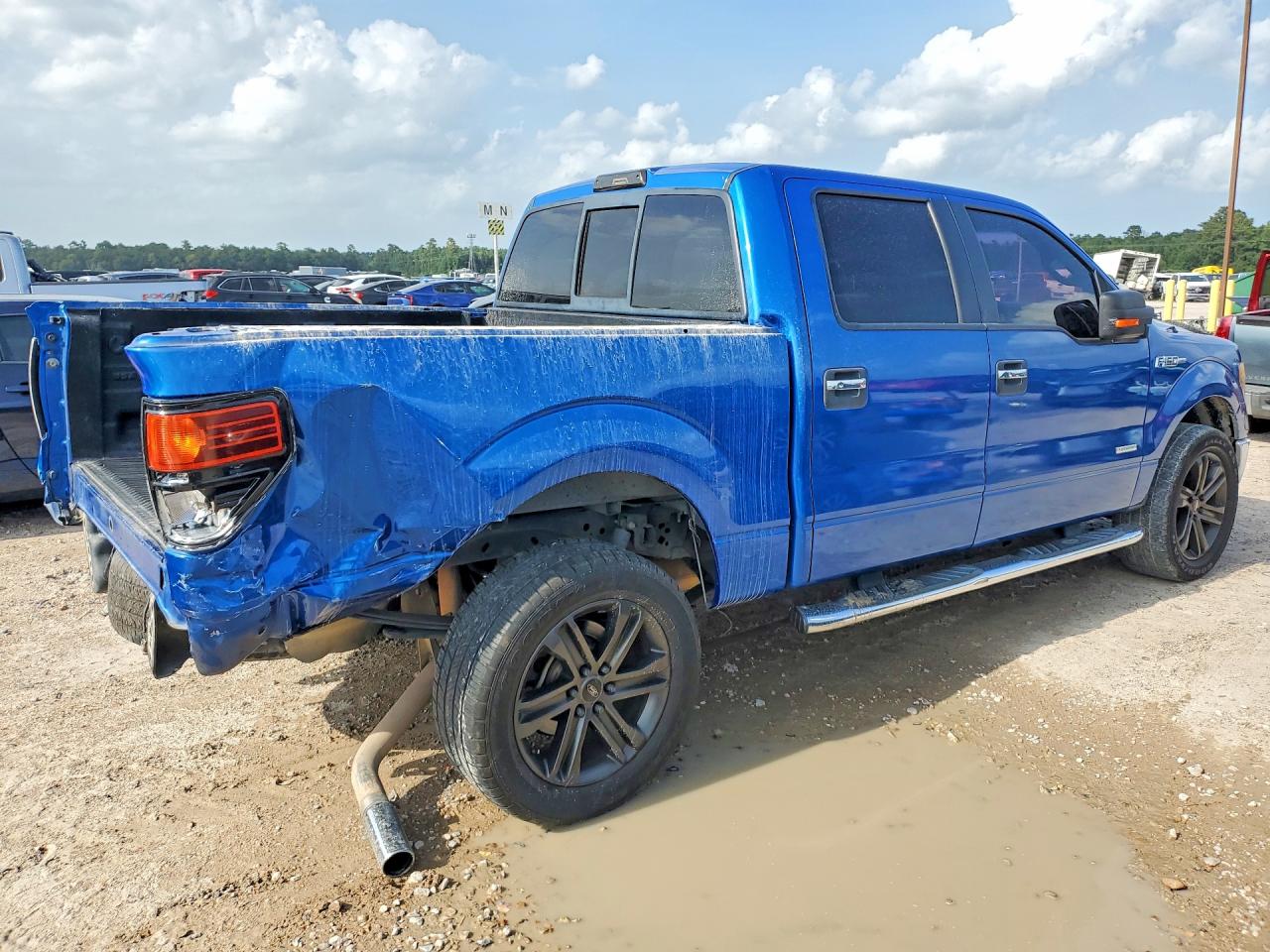 2014 Ford F150 Supercrew Blue vin: 1FTFW1CTXEKF05995