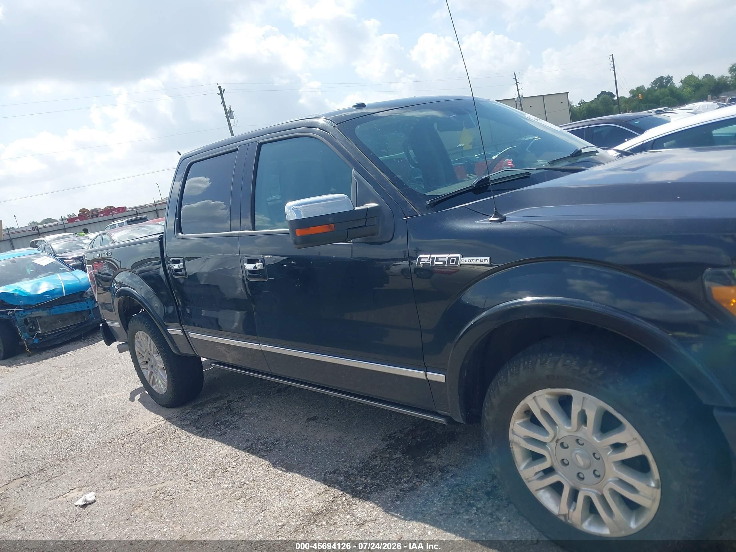 2010 Ford F-150 Fx2 Sport/harley-davidson/king Ranch/lariat/platinum/xl/xlt Черный vin: 1FTFW1CV0AFA08104