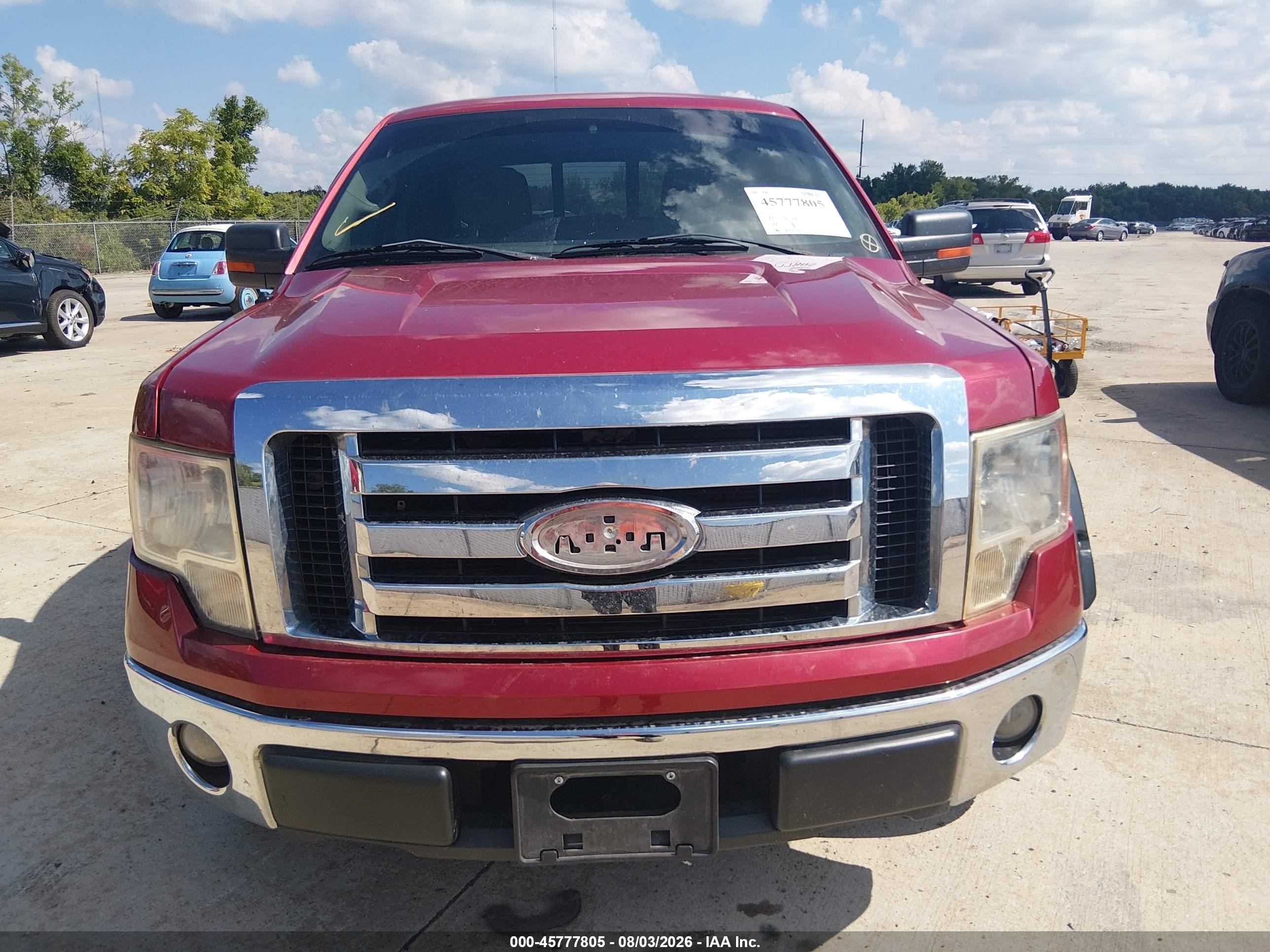 2010 Ford F-150 Xlt Red vin: 1FTFW1CV0AFA14761
