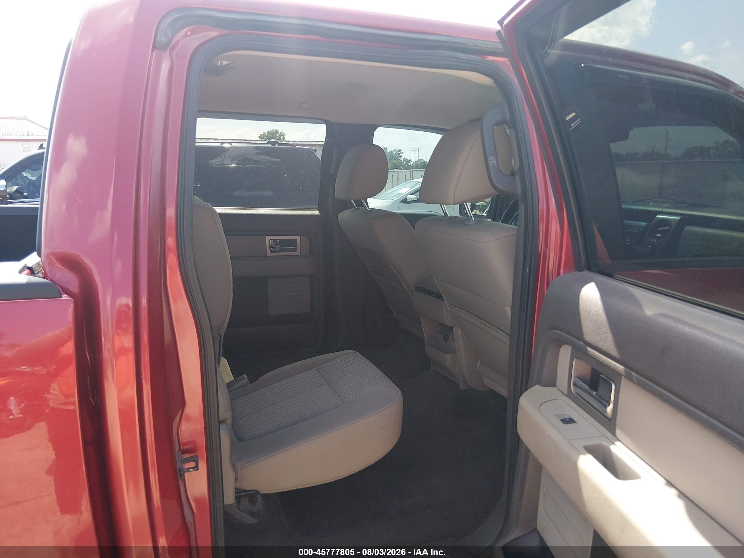 2010 Ford F-150 Xlt Red vin: 1FTFW1CV0AFA14761
