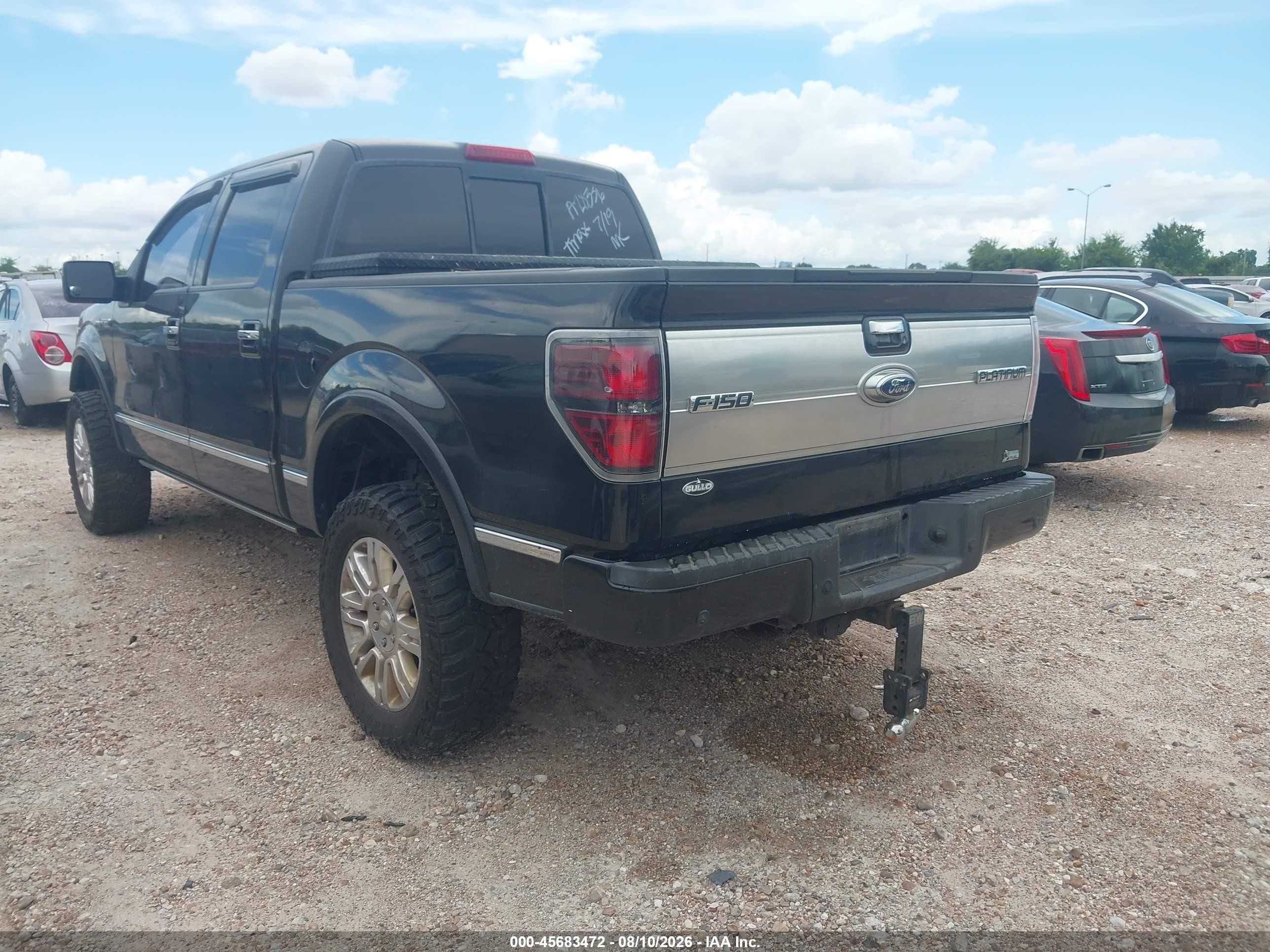 2010 Ford F-150 Platinum Black vin: 1FTFW1CV0AFA28336