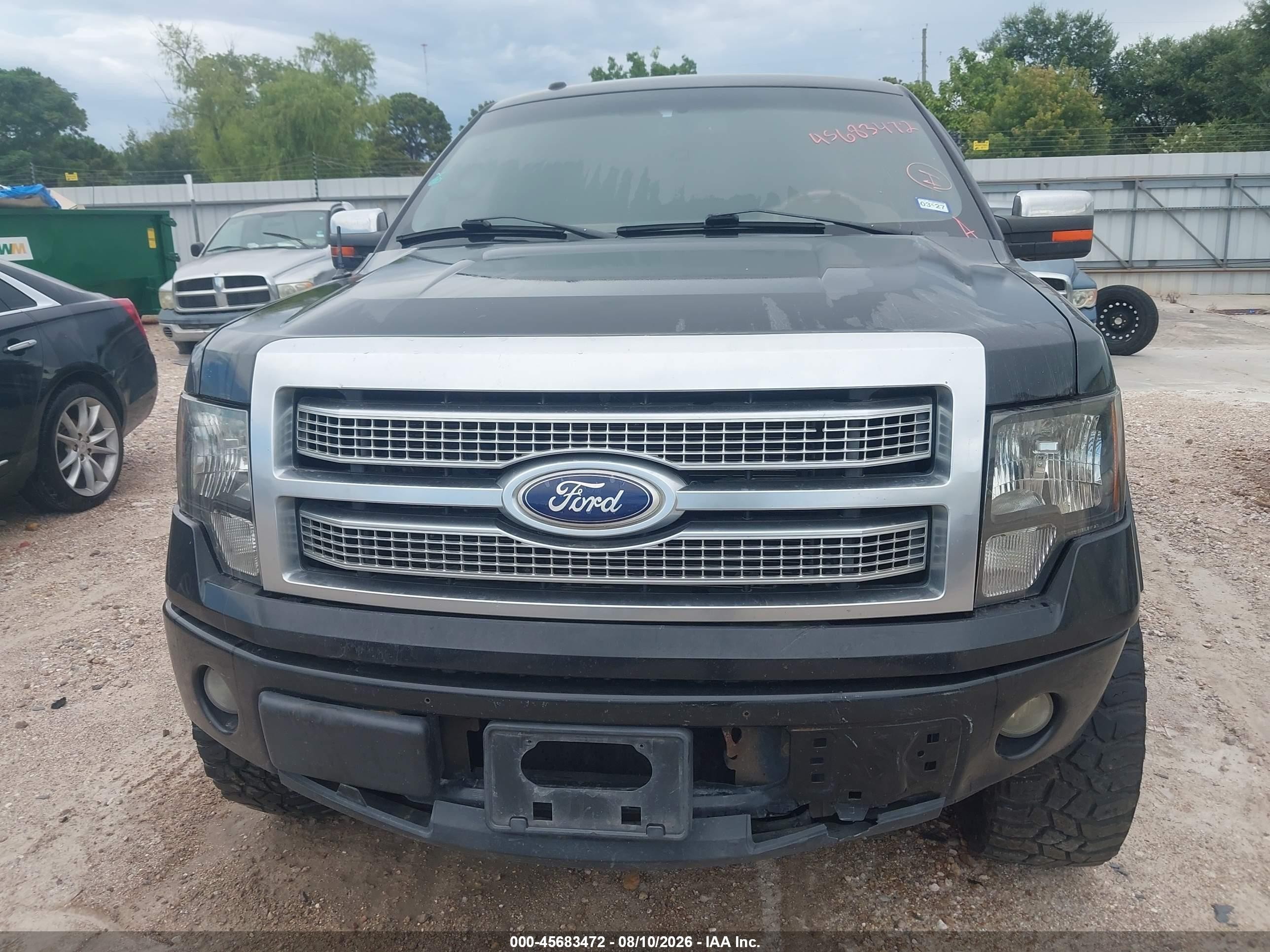 2010 Ford F-150 Platinum Black vin: 1FTFW1CV0AFA28336