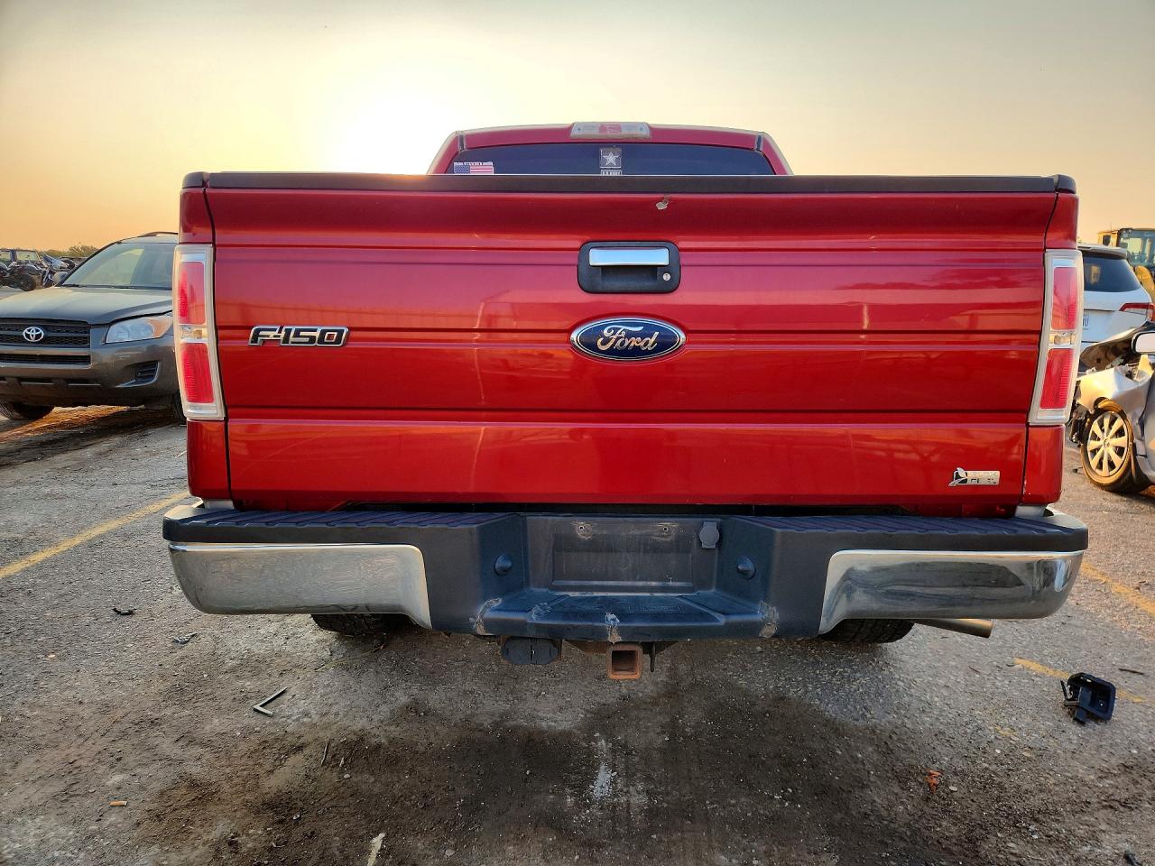 2010 Ford F150 Supercrew Red vin: 1FTFW1CV0AKE29120
