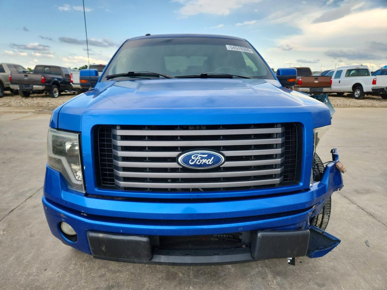 2010 Ford F150 Supercrew Blue vin: 1FTFW1CV0AKE57824