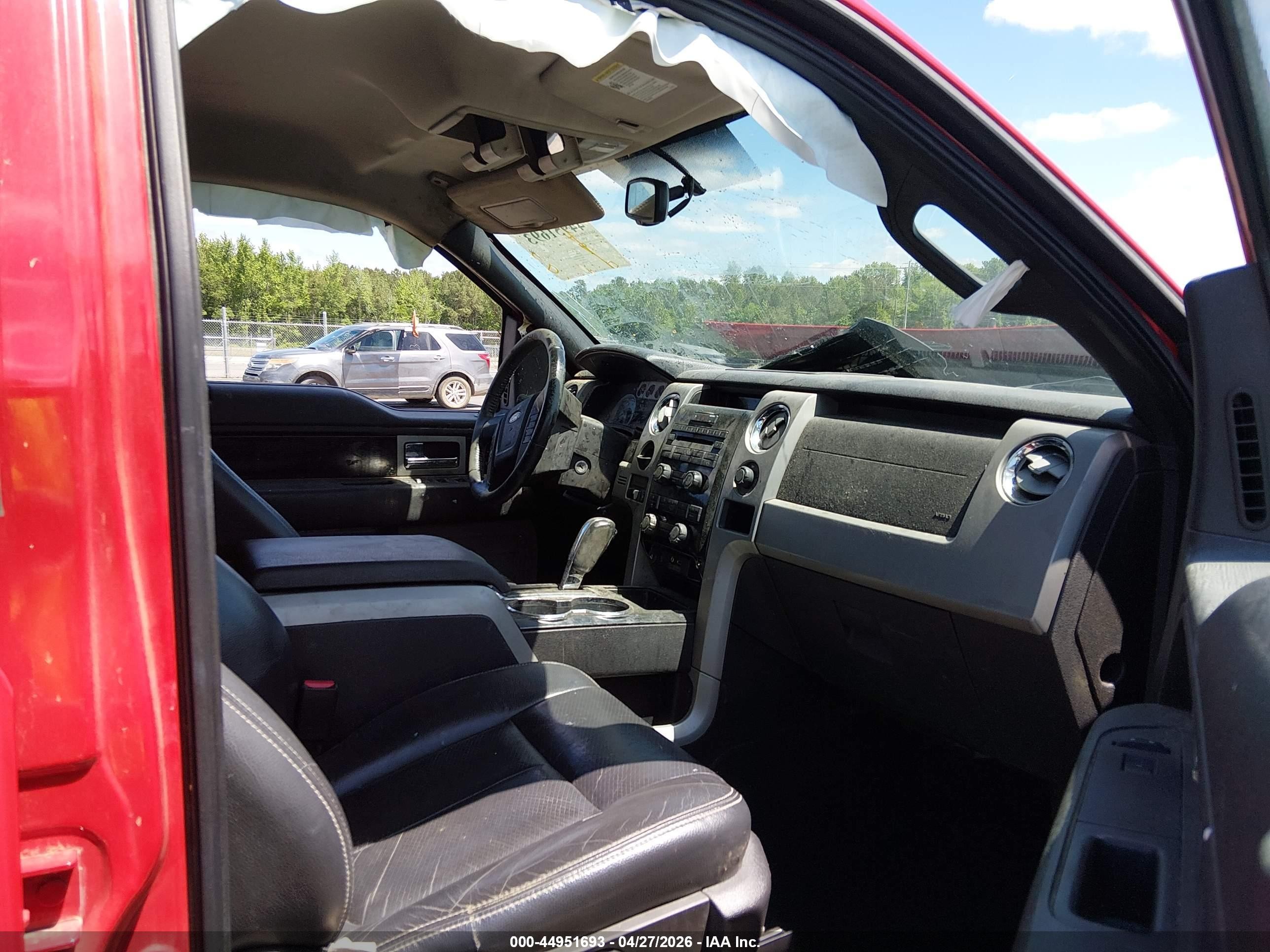 2010 Ford F-150 Fx2 Sport Red vin: 1FTFW1CV0AKE62246