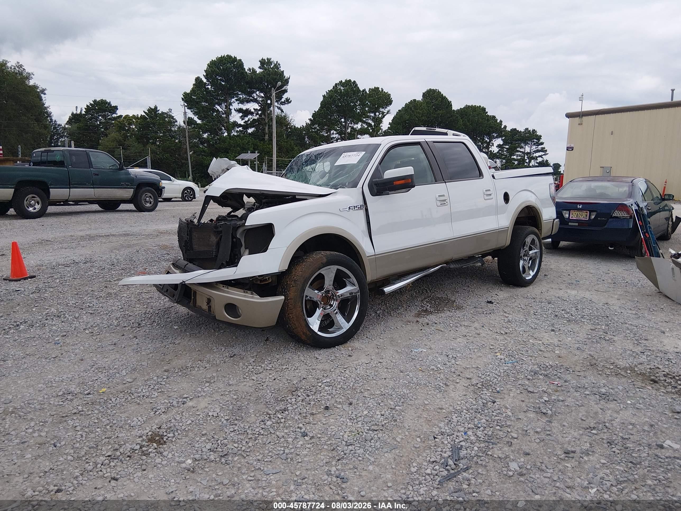 2010 Ford F-150 Fx2 Sport/harley-davidson/king Ranch/lariat/platinum/xl/xlt White vin: 1FTFW1CV1AFD29746
