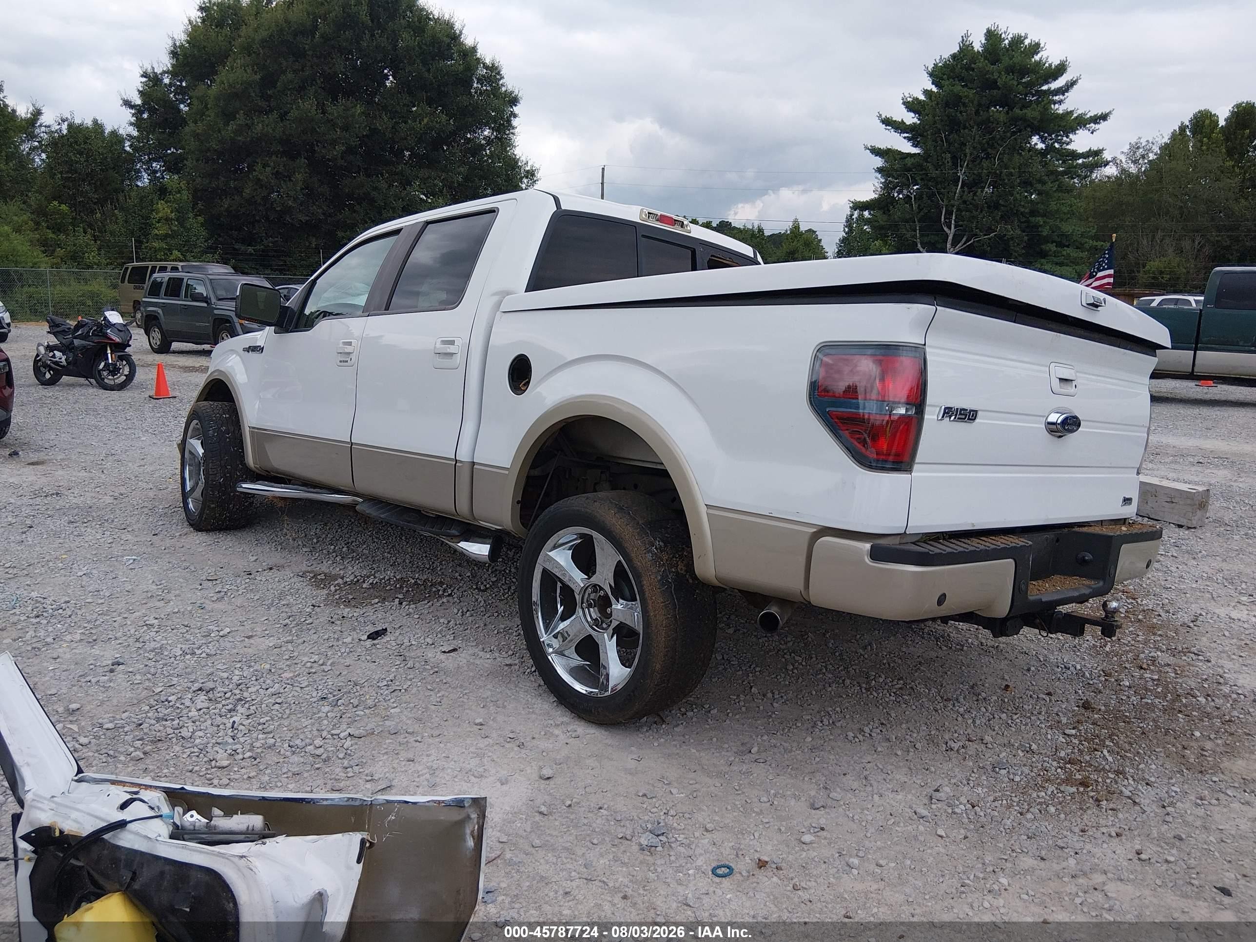 2010 Ford F-150 Fx2 Sport/harley-davidson/king Ranch/lariat/platinum/xl/xlt White vin: 1FTFW1CV1AFD29746