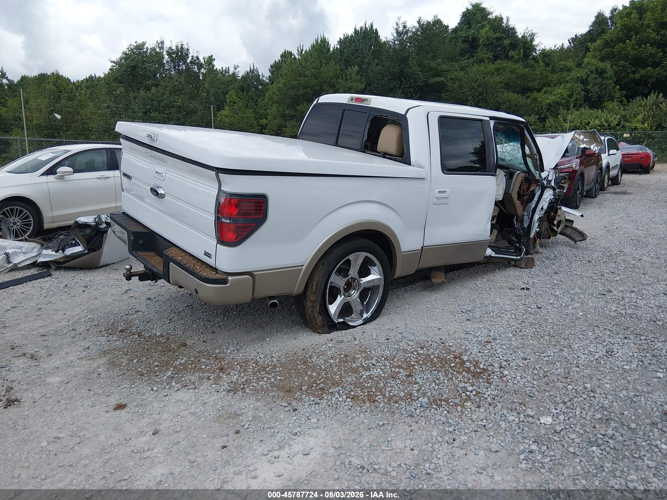 2010 Ford F-150 Fx2 Sport/harley-davidson/king Ranch/lariat/platinum/xl/xlt White vin: 1FTFW1CV1AFD29746