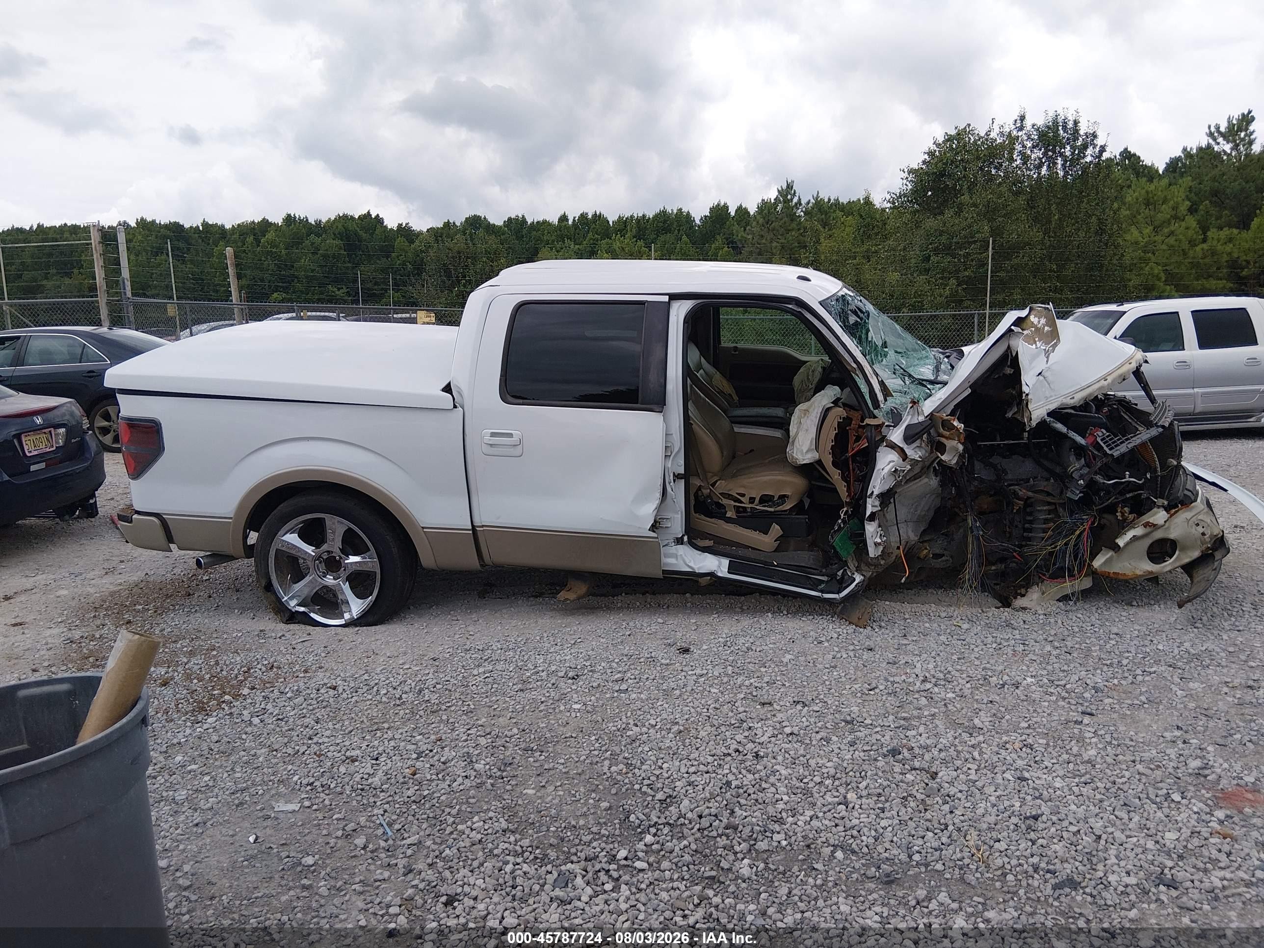2010 Ford F-150 Fx2 Sport/harley-davidson/king Ranch/lariat/platinum/xl/xlt White vin: 1FTFW1CV1AFD29746