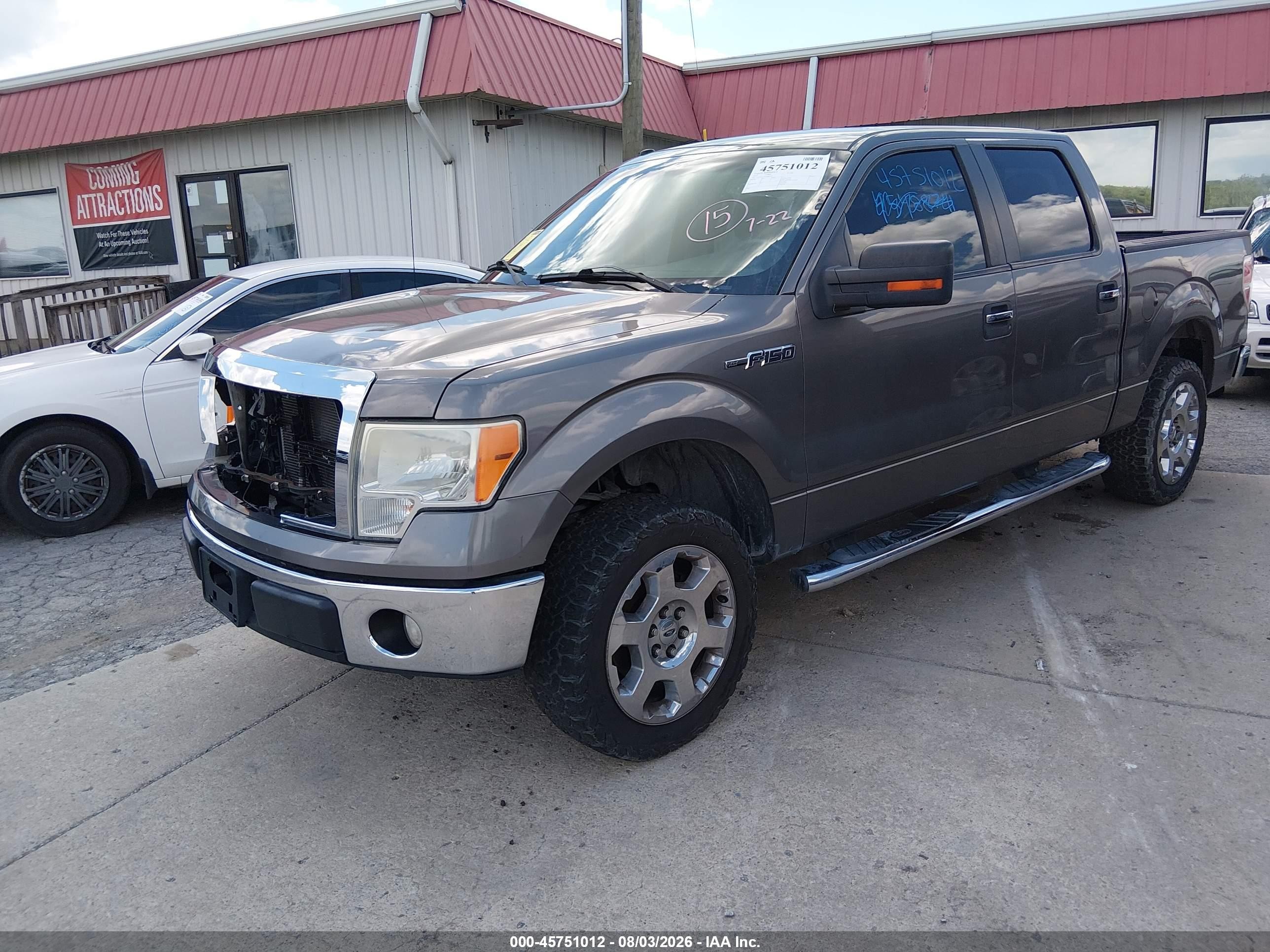 2010 Ford F-150 Fx2 Sport/harley-davidson/king Ranch/lariat/platinum/xl/xlt Gray vin: 1FTFW1CV2AFB66945