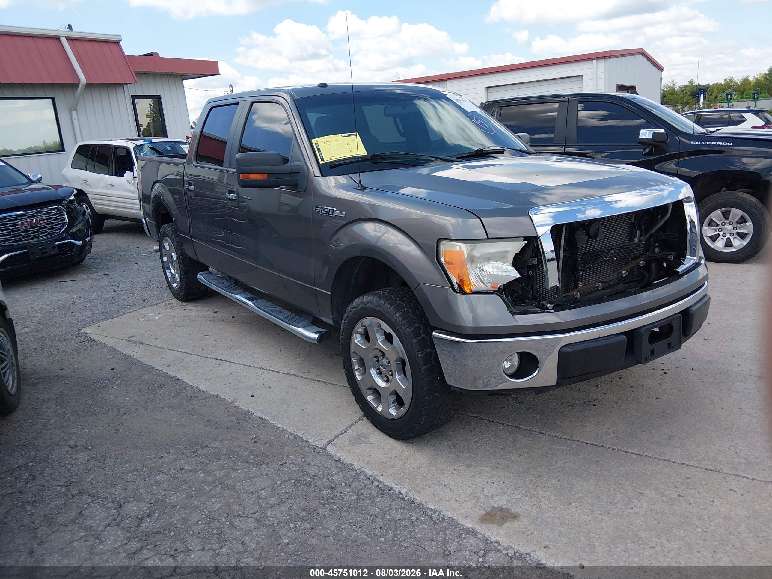2010 Ford F-150 Fx2 Sport/harley-davidson/king Ranch/lariat/platinum/xl/xlt Gray vin: 1FTFW1CV2AFB66945