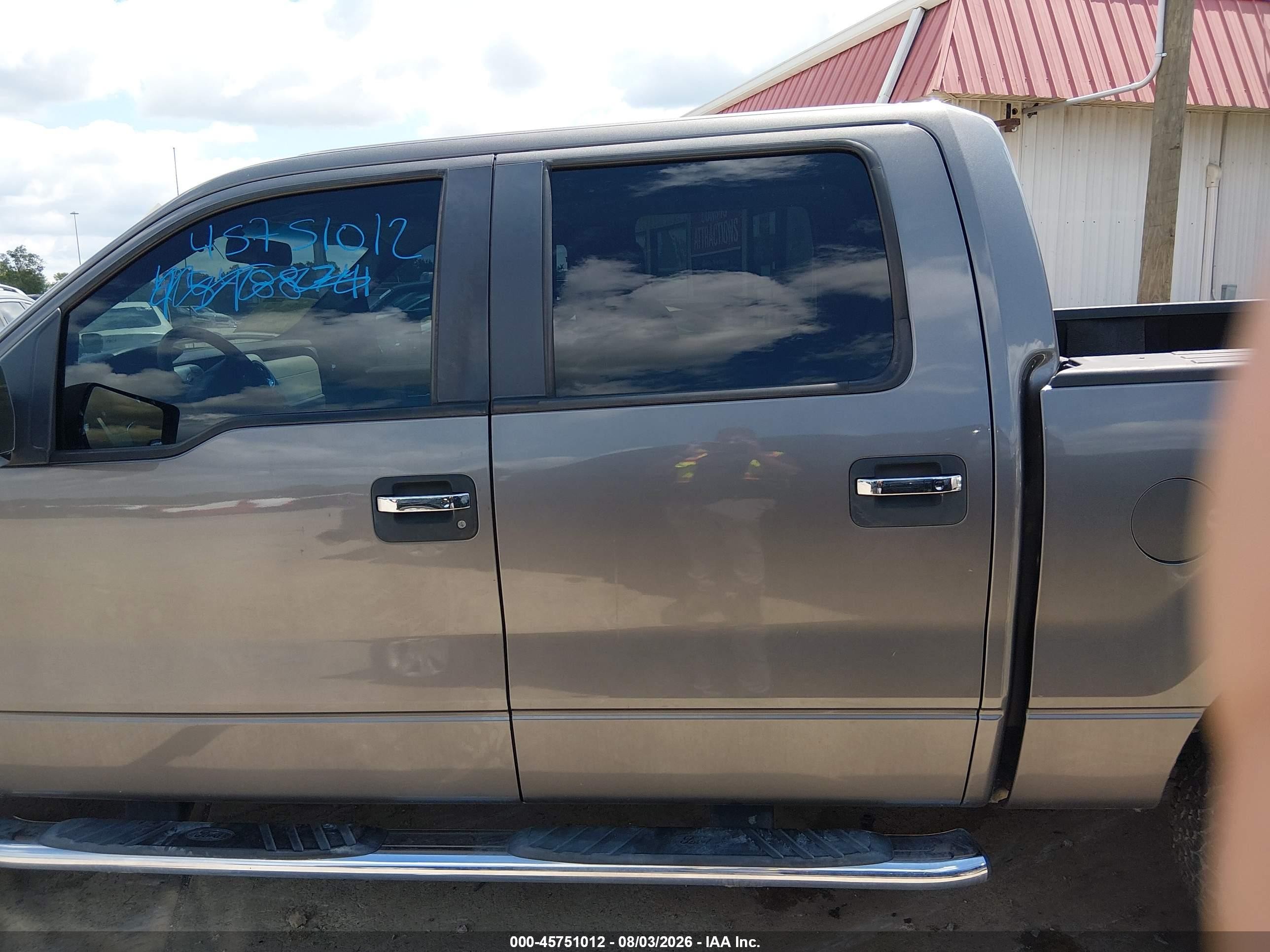 2010 Ford F-150 Fx2 Sport/harley-davidson/king Ranch/lariat/platinum/xl/xlt Gray vin: 1FTFW1CV2AFB66945