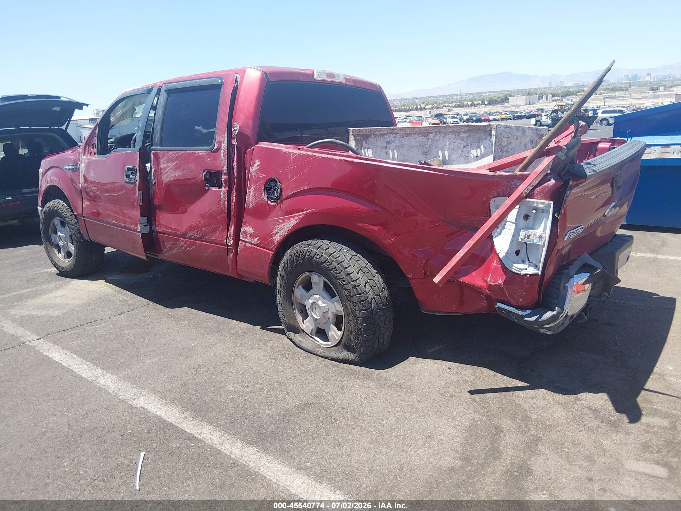 2010 Ford F-150 Fx2 Sport/harley-davidson/king Ranch/lariat/platinum/xl/xlt Red vin: 1FTFW1CV2AFC52417