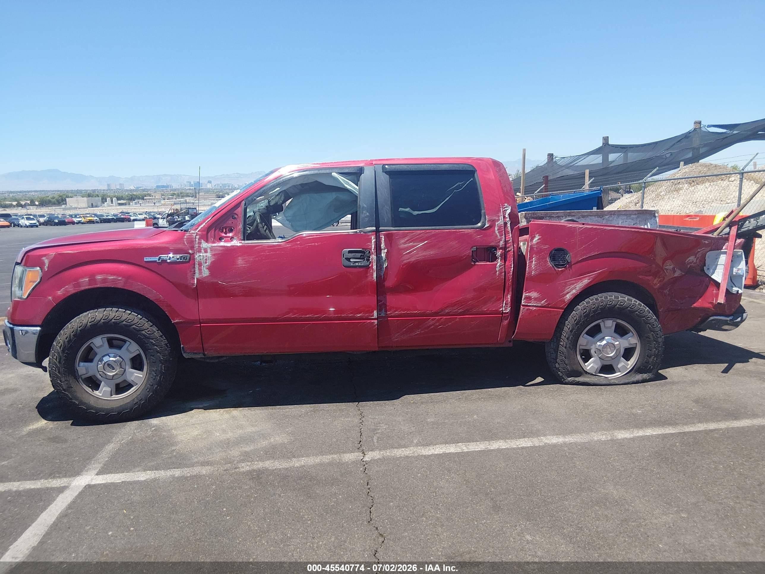 2010 Ford F-150 Fx2 Sport/harley-davidson/king Ranch/lariat/platinum/xl/xlt Red vin: 1FTFW1CV2AFC52417