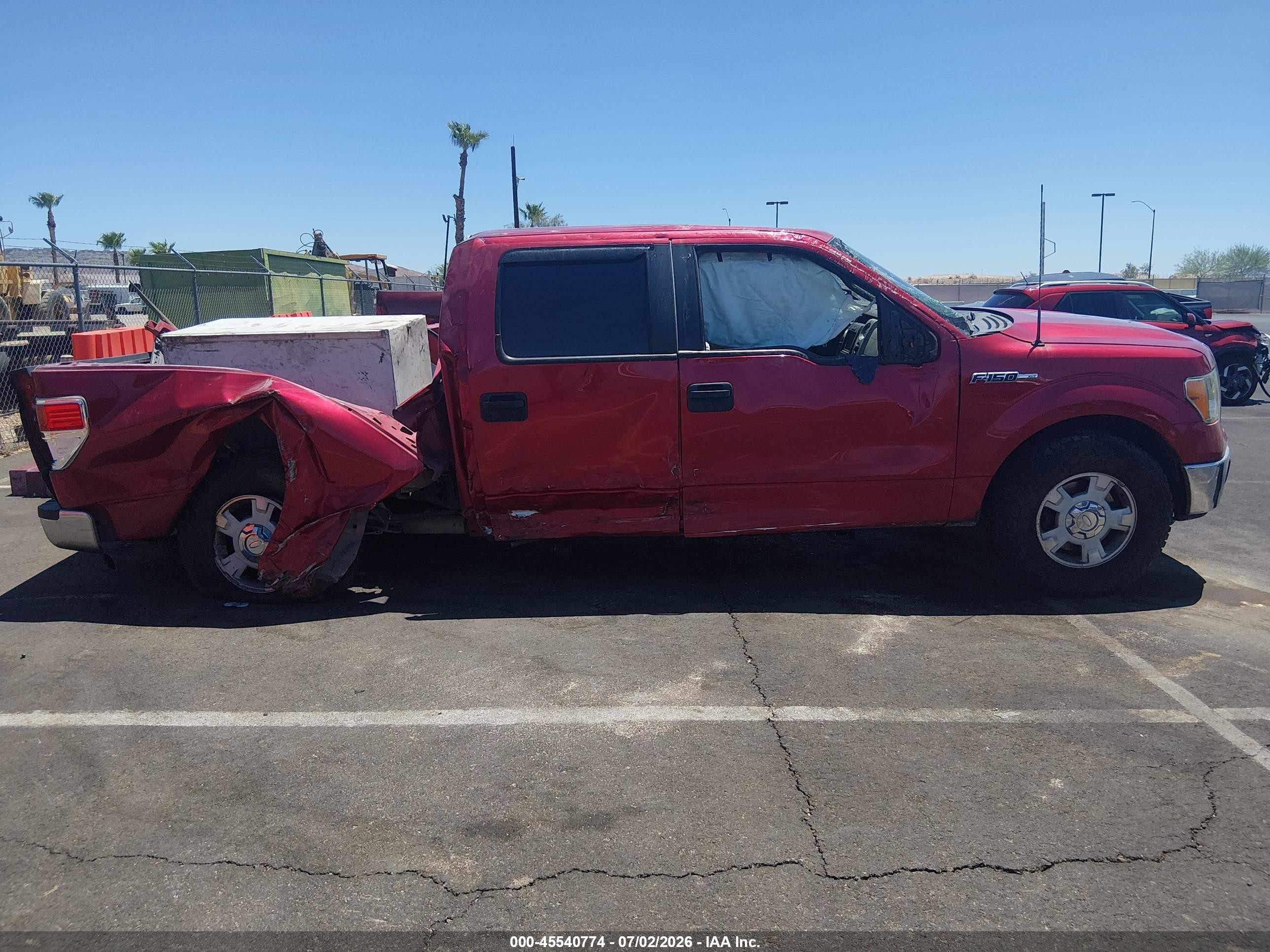 2010 Ford F-150 Fx2 Sport/harley-davidson/king Ranch/lariat/platinum/xl/xlt Red vin: 1FTFW1CV2AFC52417