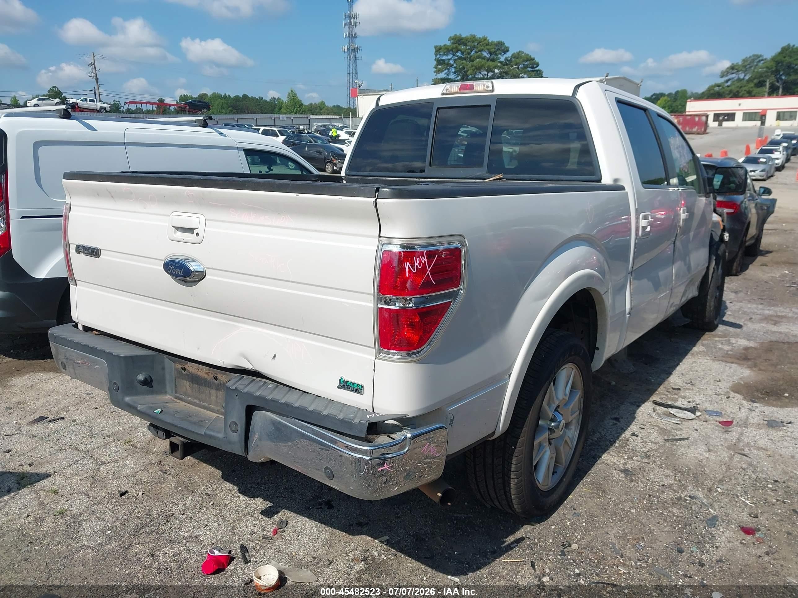 2010 Ford F-150 Platinum White vin: 1FTFW1CV2AFC60050