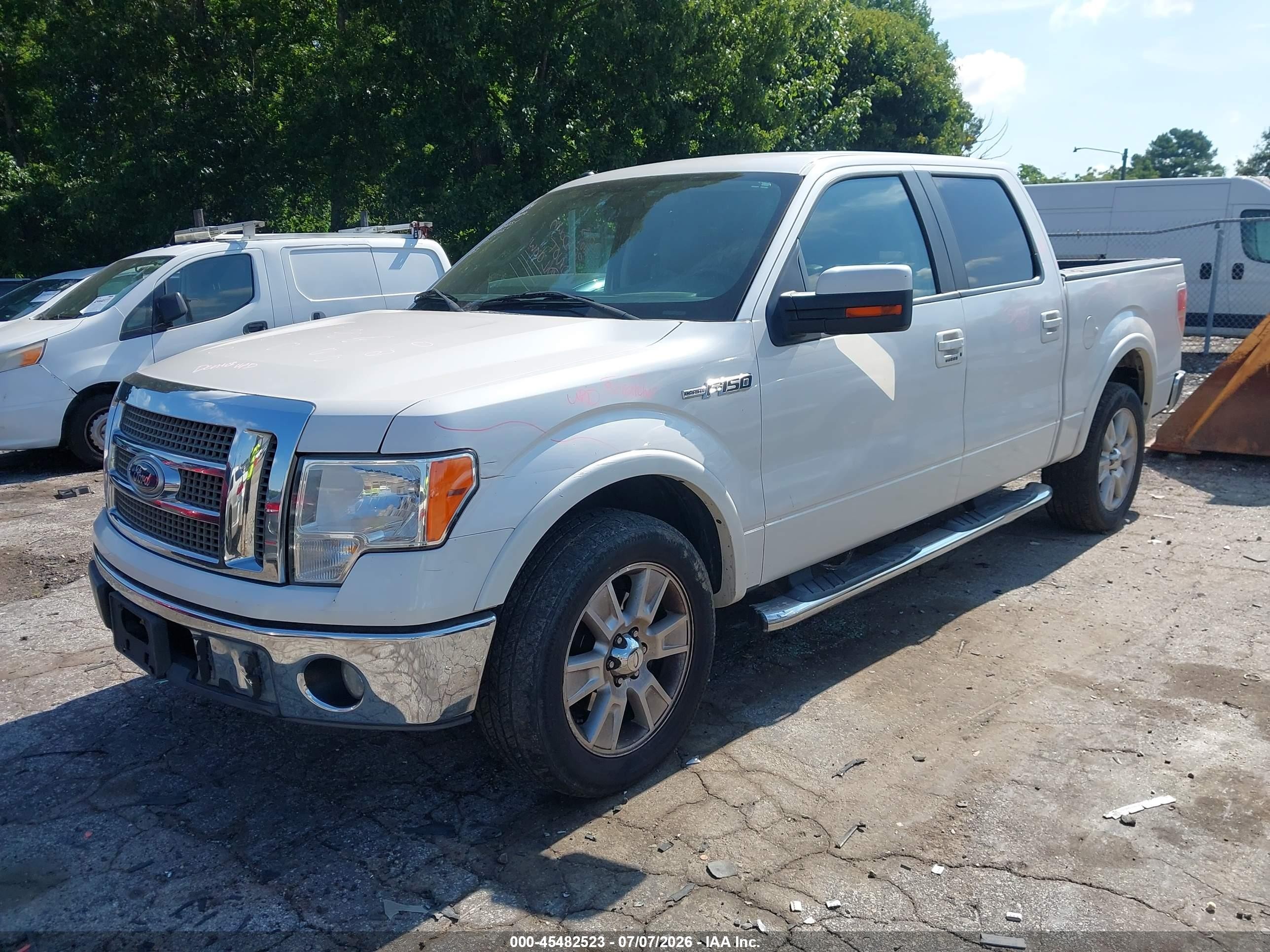 2010 Ford F-150 Platinum White vin: 1FTFW1CV2AFC60050